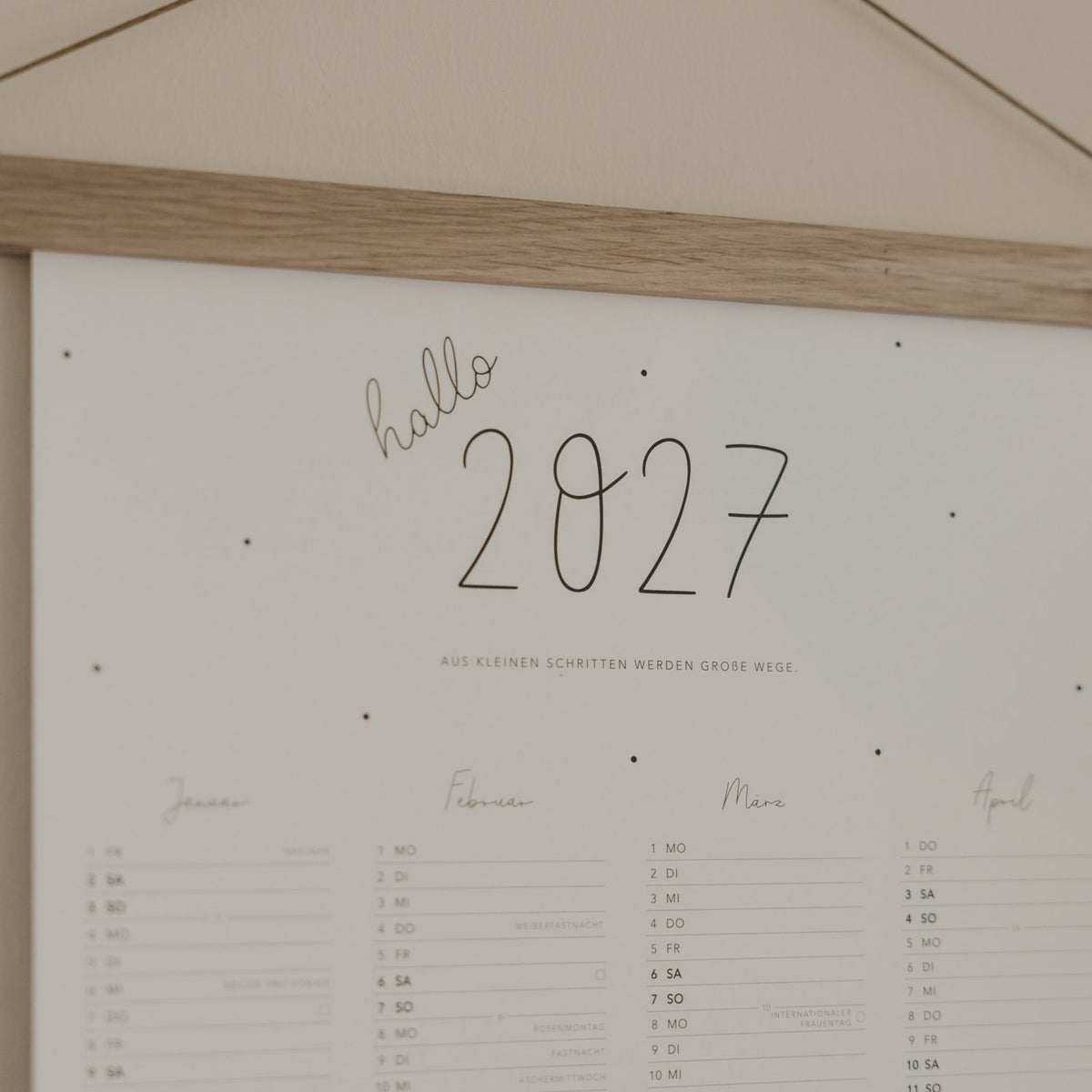 Calendrier mural 2027 - Eulenschnitt (Image 4)