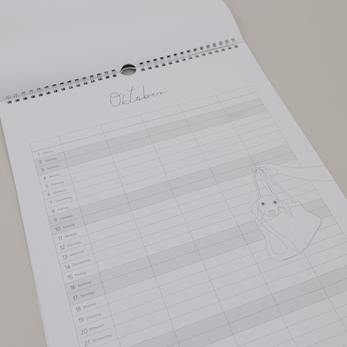Calendrier familial 2027 - Eulenschnitt (Image 6)