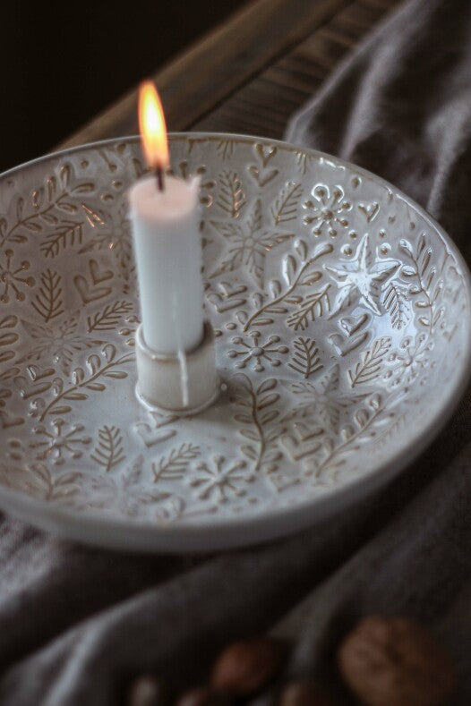Kerzenhalter "Winter heart" - Majas Cottage