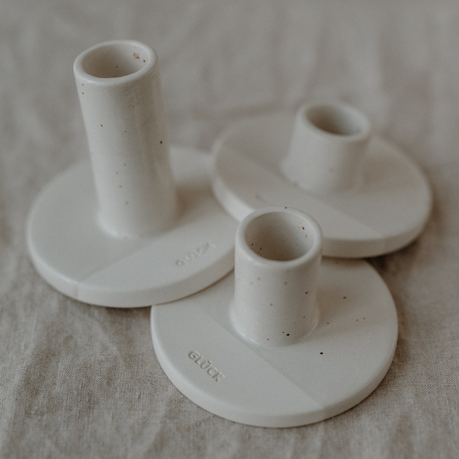 Candlestick "Glück" small - Eulenschnitt