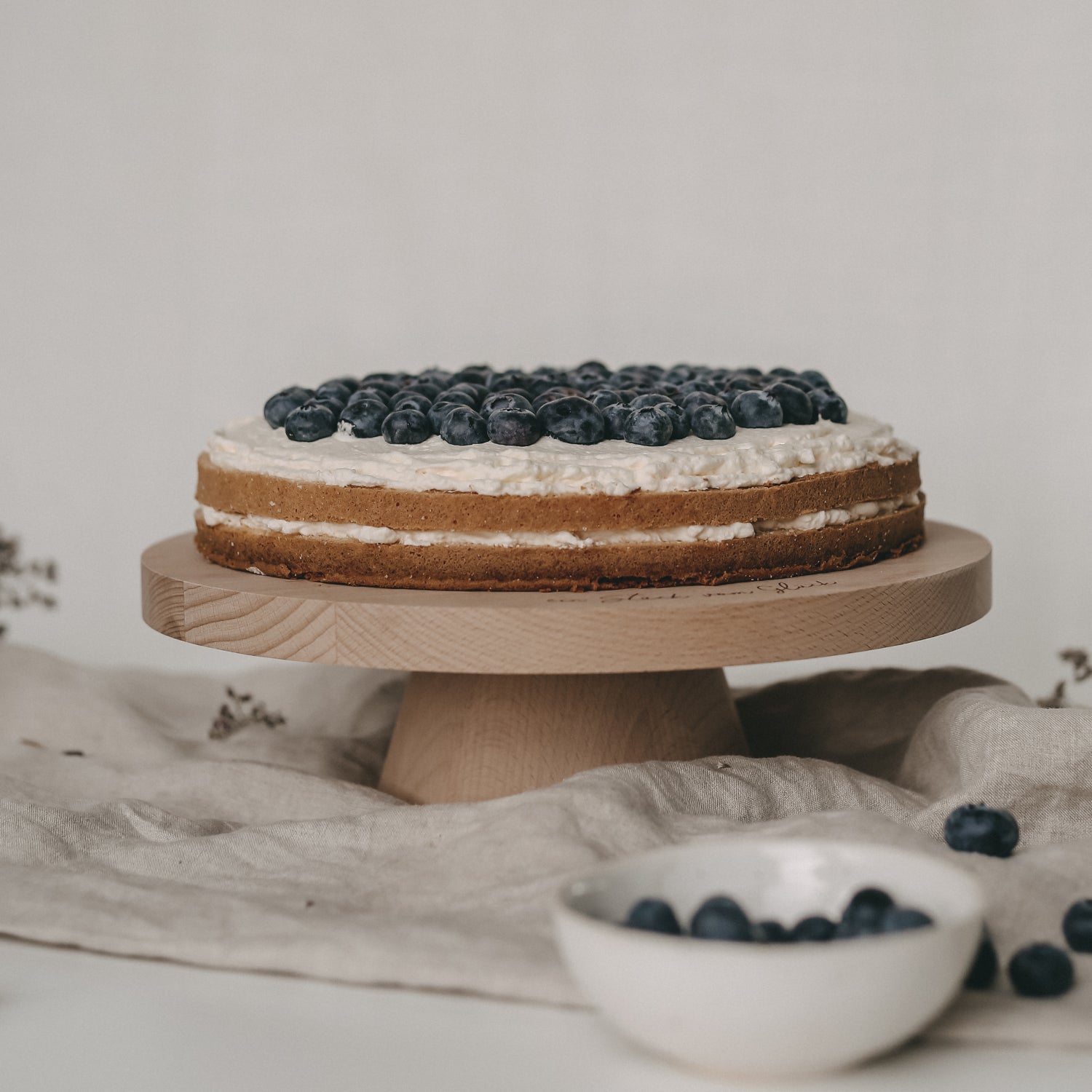 Kuchenständer "Stück vom Glück" - Eulenschnitt