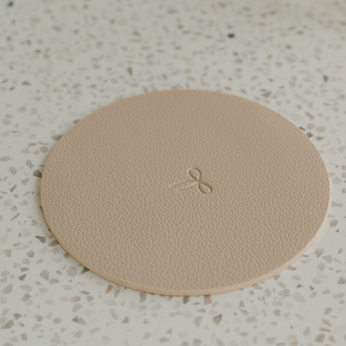 Untersetzer Schleife 2er Set beige - Eulenschnitt (Bild 3)