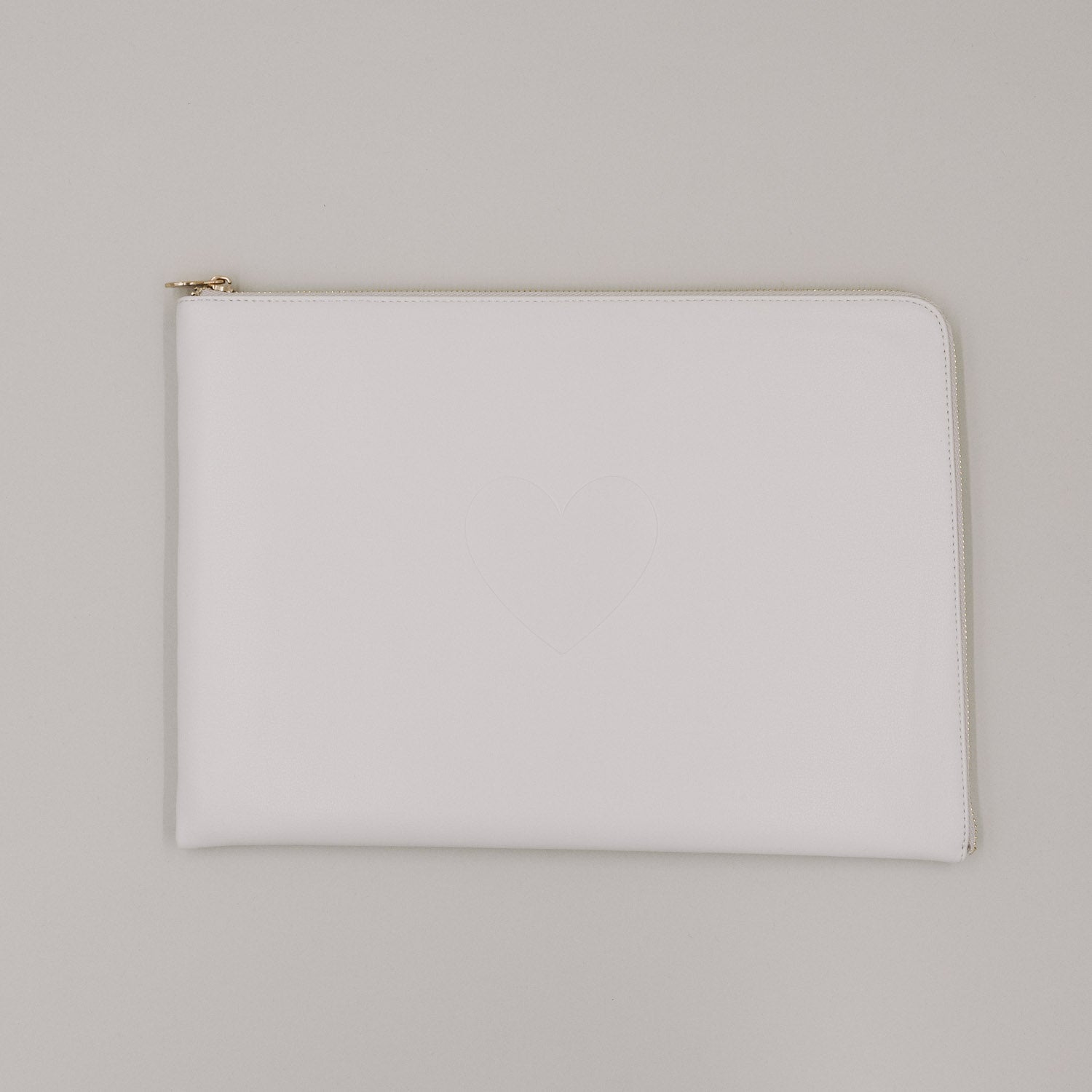 Laptoptasche Herz creme - Eulenschnitt
