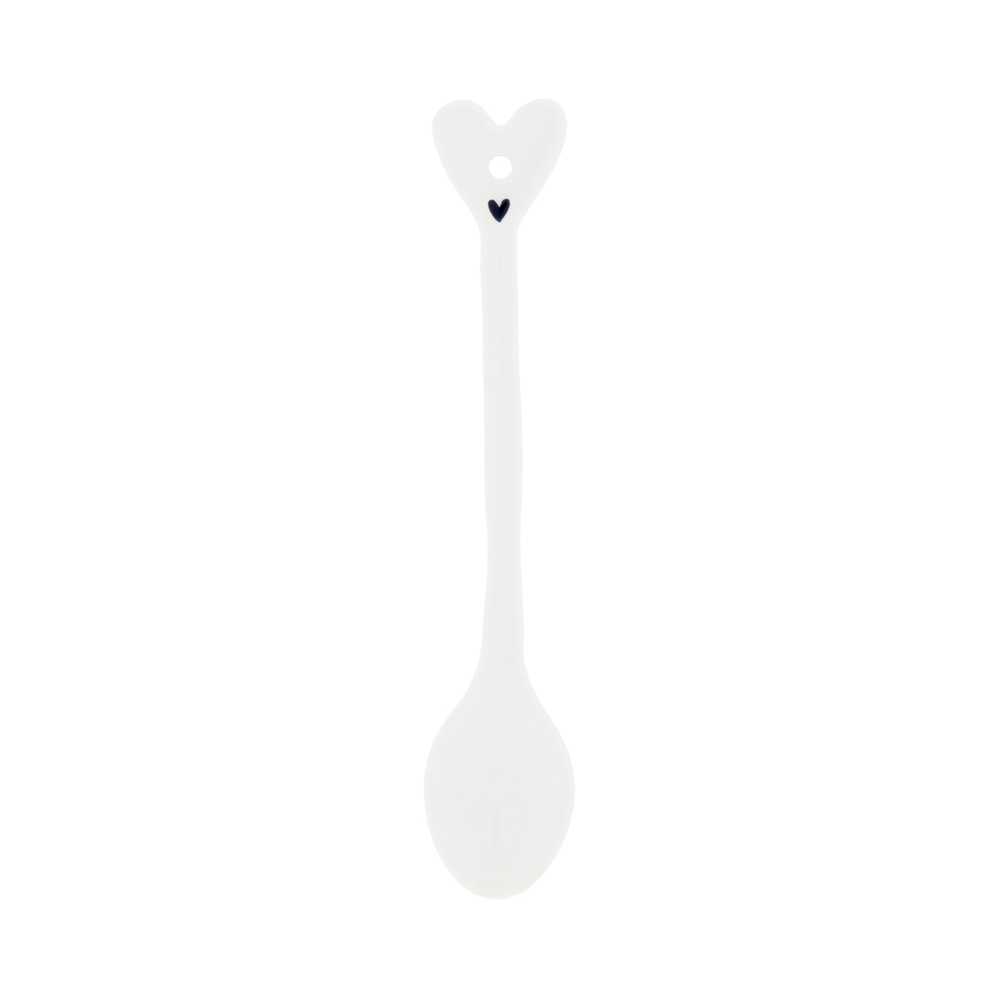 Löffel "heart" weiss - Bastion Collections