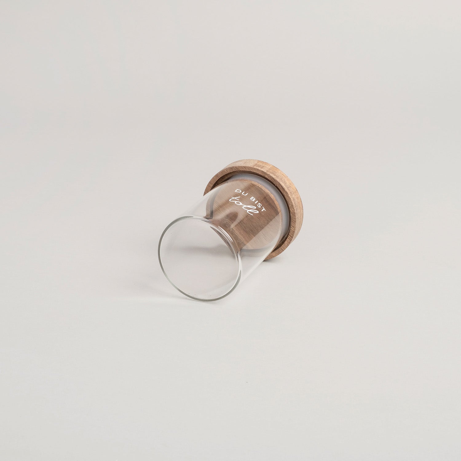 Mini Vorratsglas "Du bist toll" 9cm - Eulenschnitt