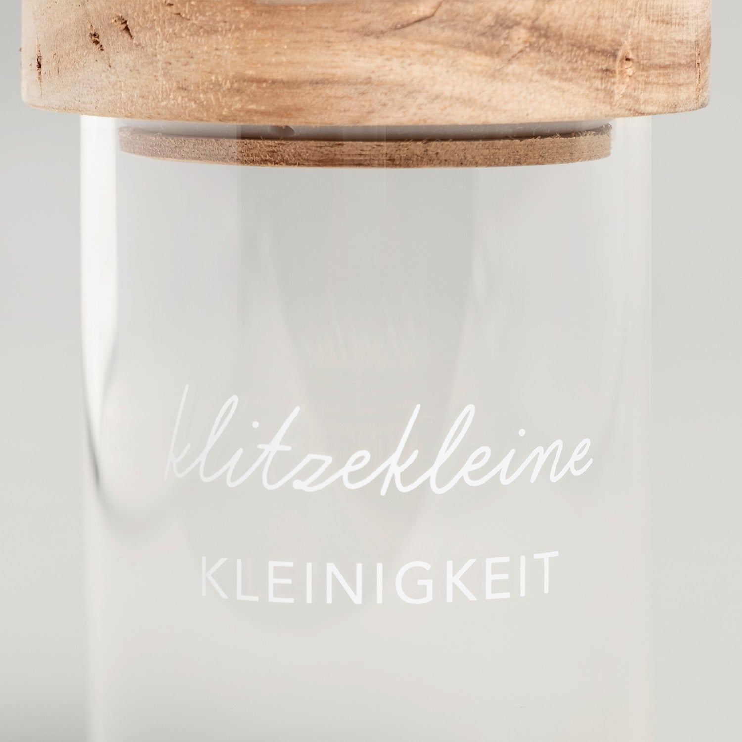 Mini Vorratsglas "Kleinigkeit" 9cm - Eulenschnitt
