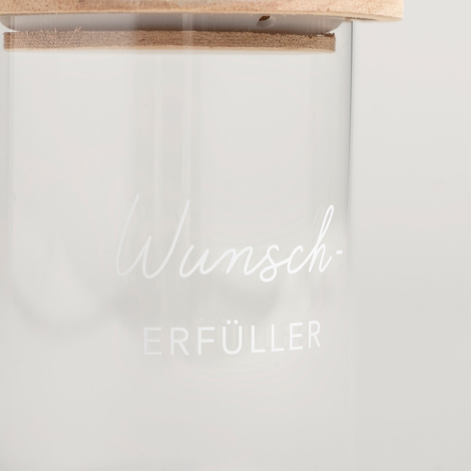 Mini Vorratsglas "Wunscherfüller" 9cm - Eulenschnitt