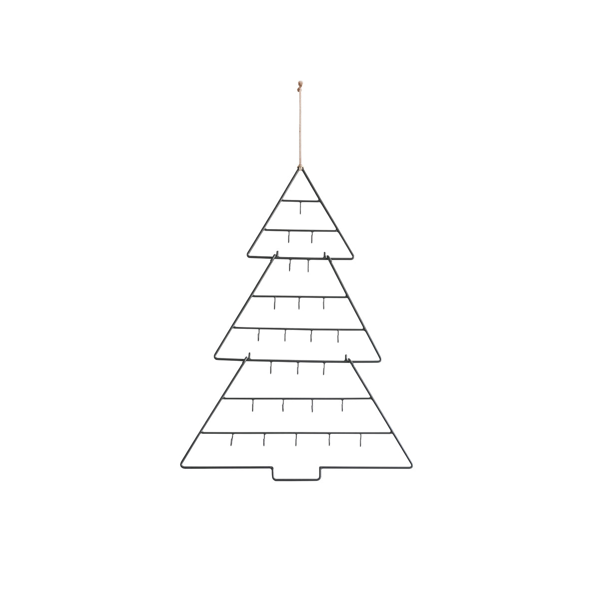 Advent calendar Fir tree small black - Eulenschnitt (Image 2)