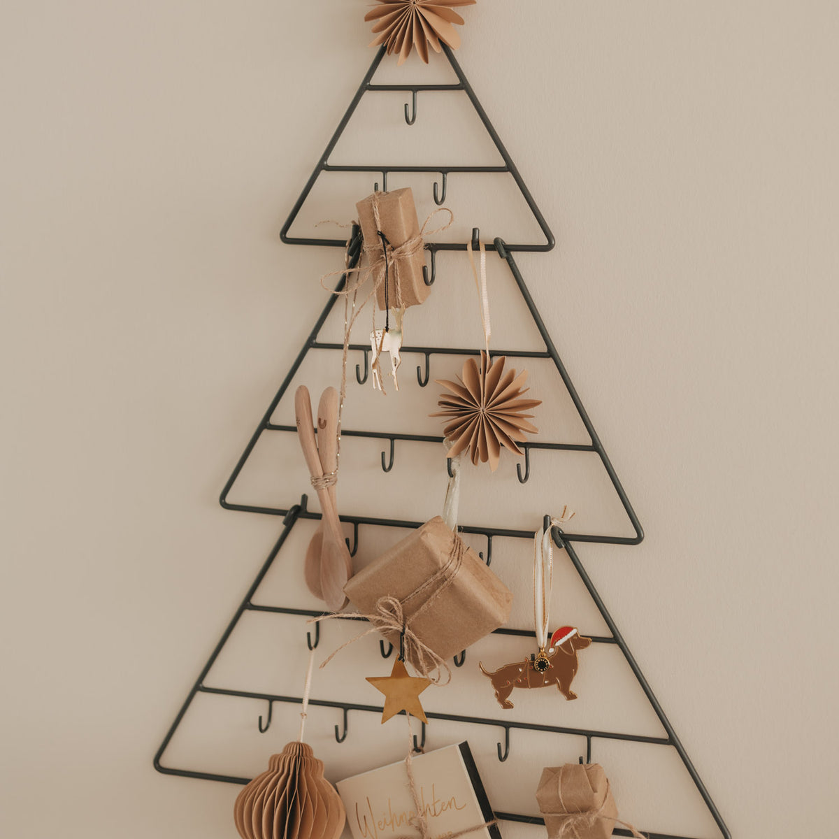Advent calendar Fir tree small black - Eulenschnitt (Image 5)