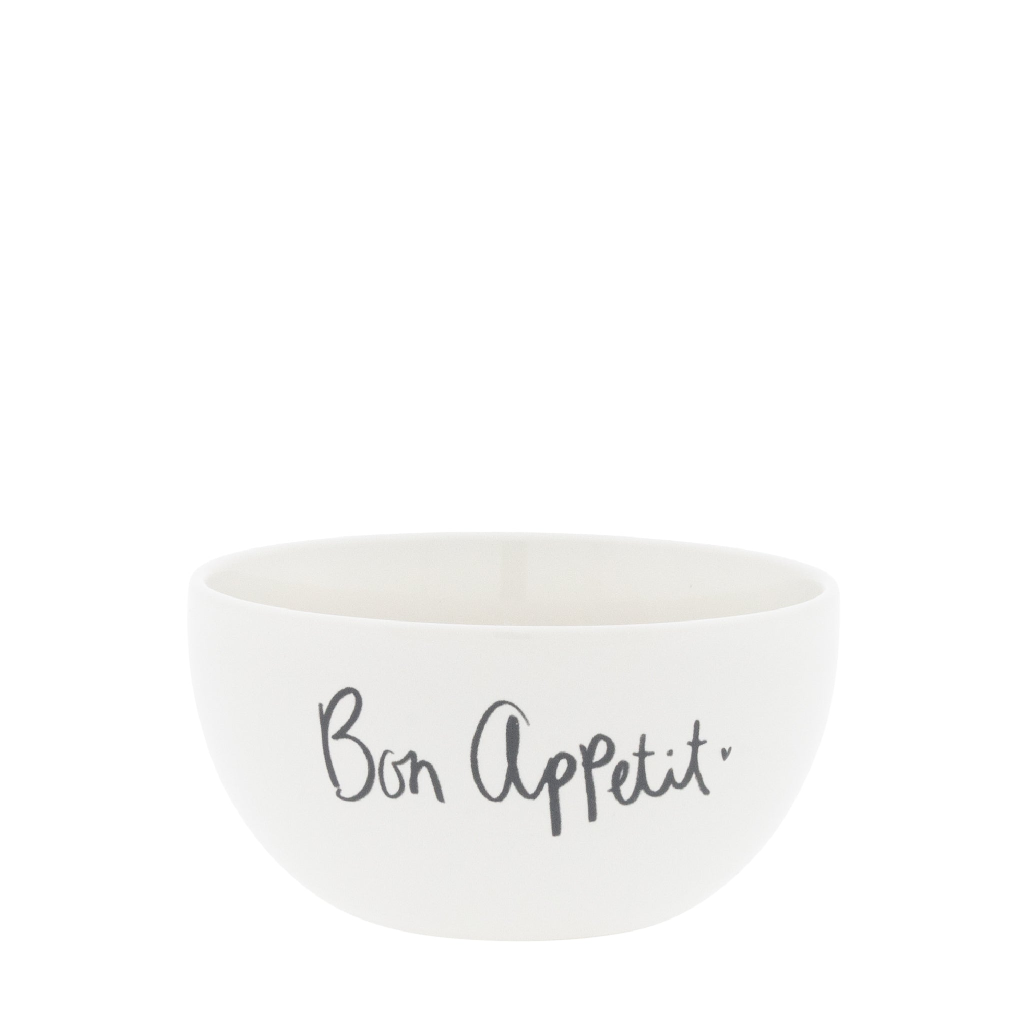 Müeslischale "bon appetit" schwarz - Bastion Collections