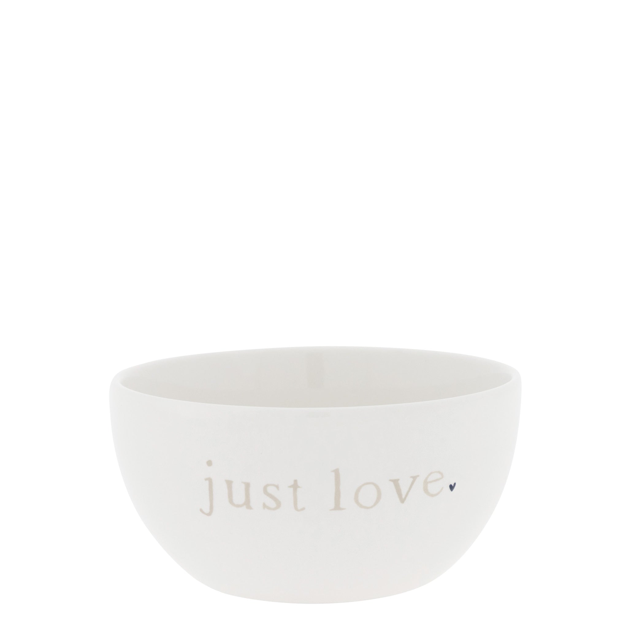 Müeslischale "just love" beige - Bastion Collections