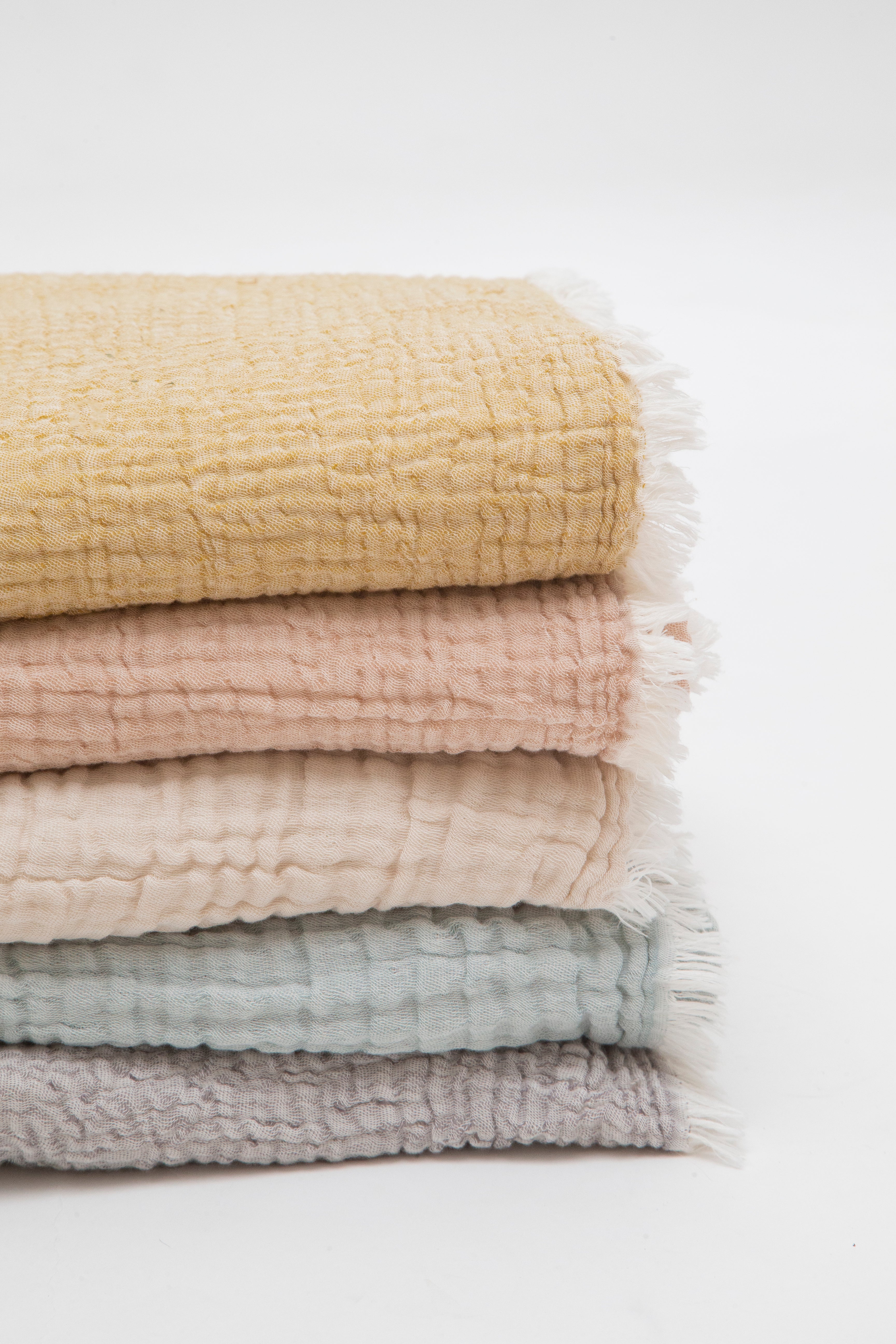 Muslin blanket Emil mint 140x200cm - Farbliebe