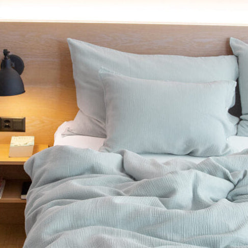 Musselin Duvetbezug Jula mint 160x210cm - Farbliebe