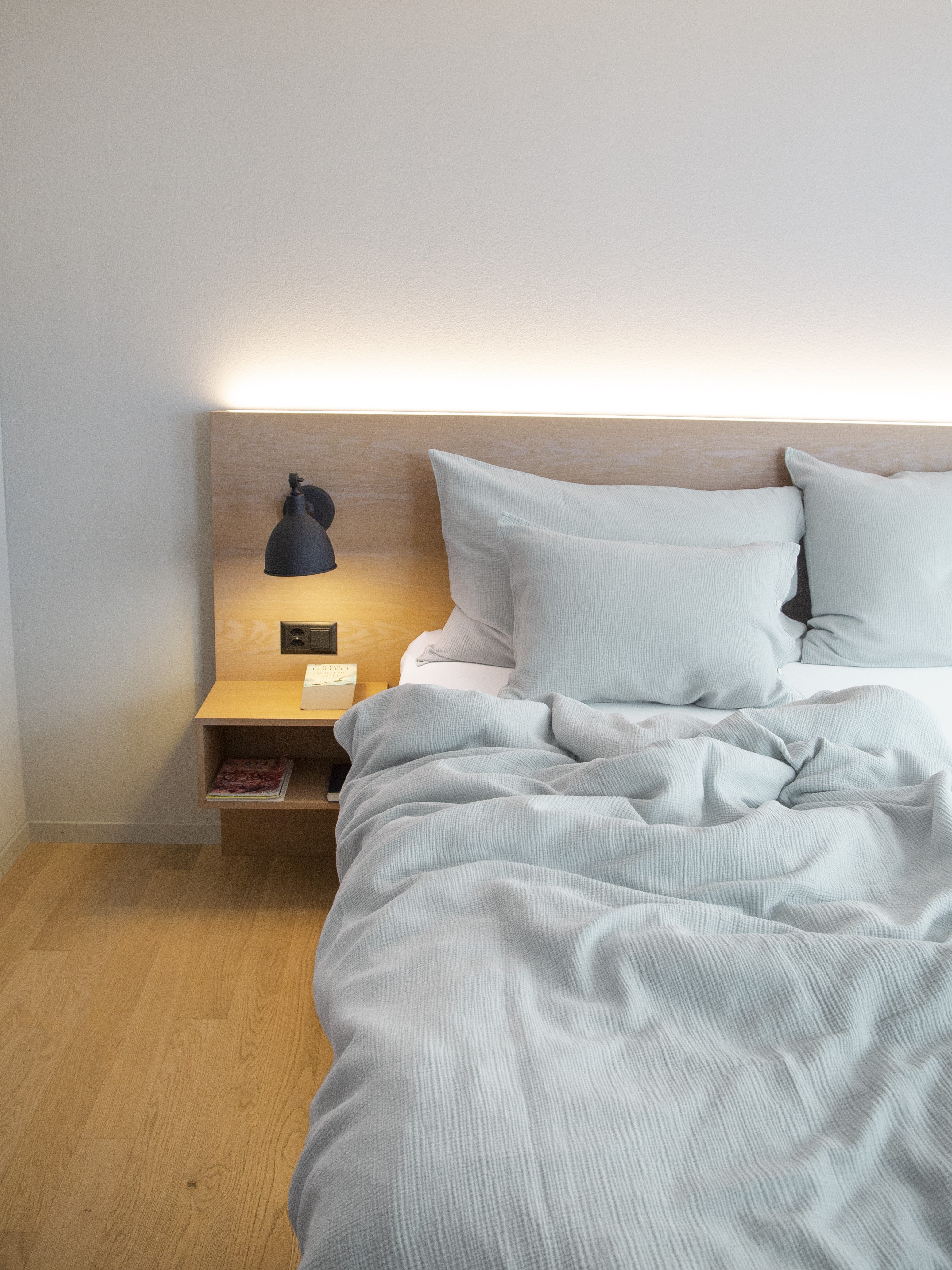 Muslin pillowcase Jula mint 65x100cm - Farbliebe