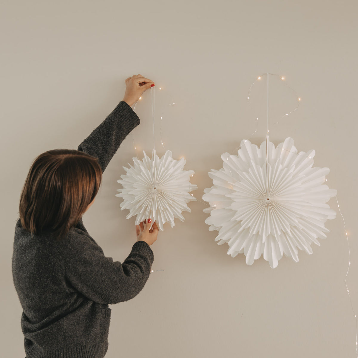 Snowflake natural 30cm - Eulenschnitt (Image 4)
