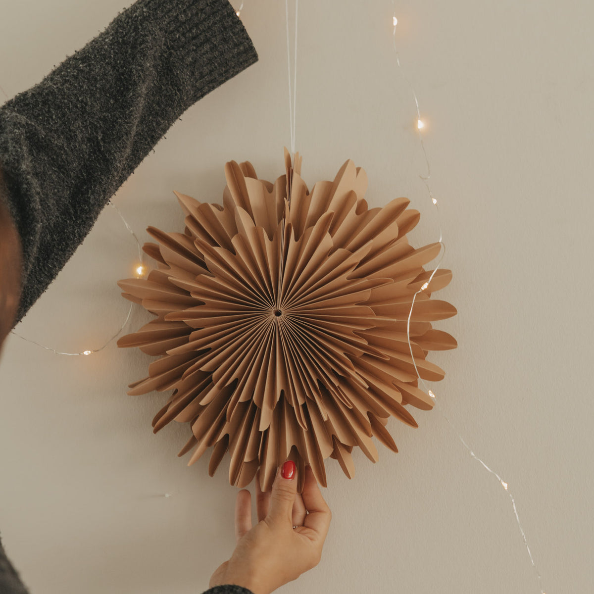 Snowflake brown 30cm - Eulenschnitt (Image 2)