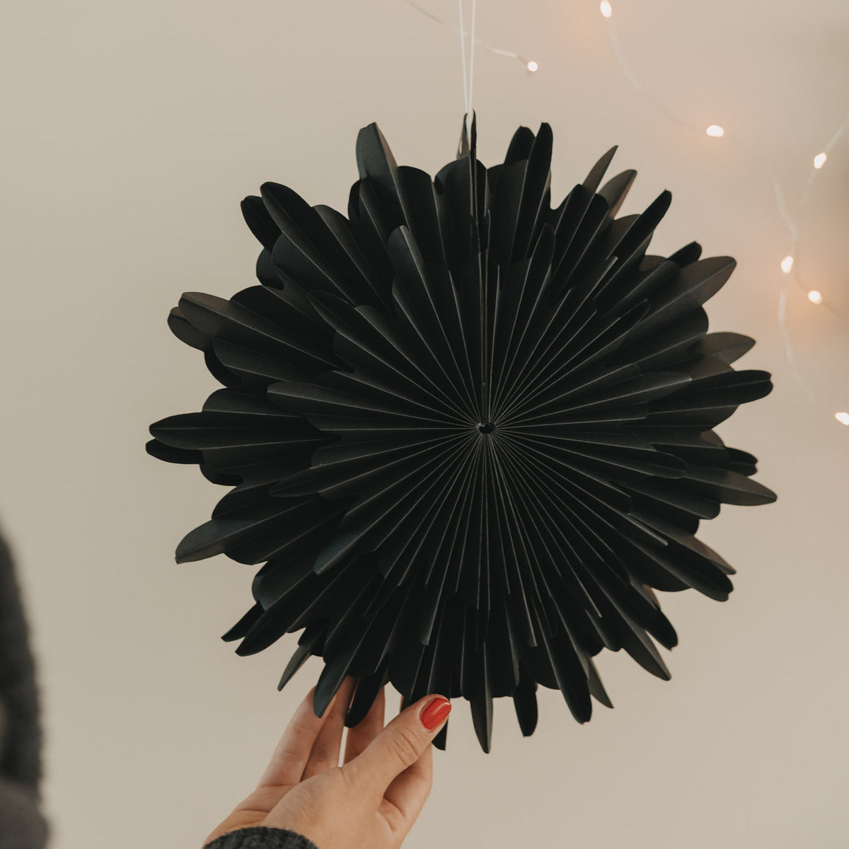 Flocon de neige noir 30cm - Eulenschnitt (Image 2)