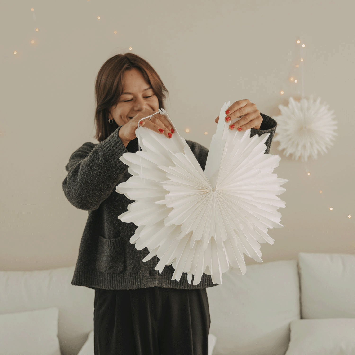 Flocon de neige nature 45cm - Eulenschnitt (Image 6)