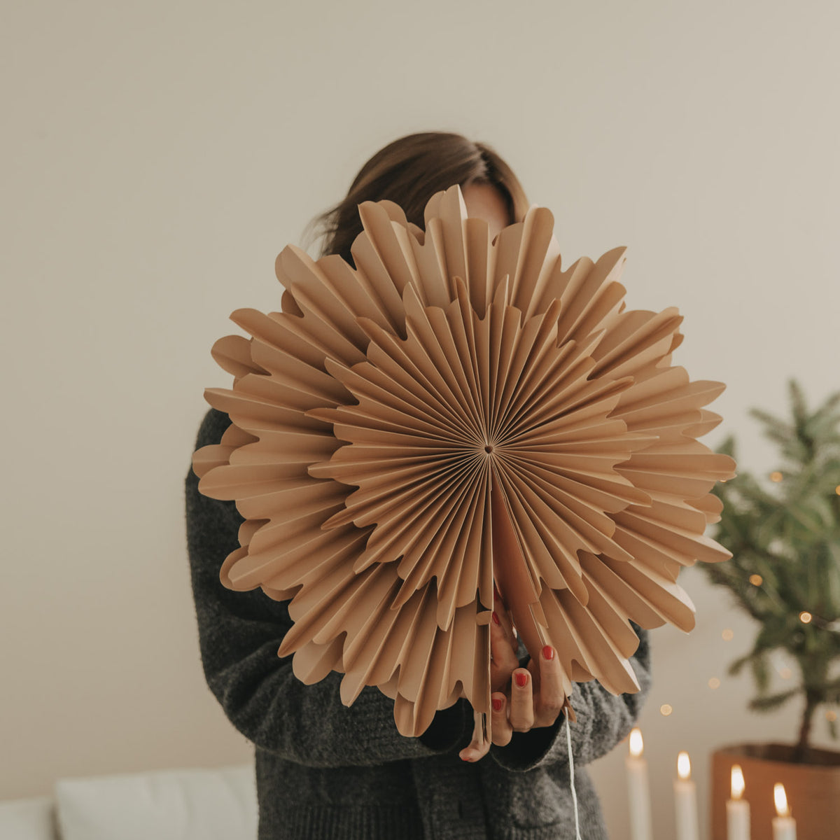 Snowflake brown 45cm - Eulenschnitt (Image 2)