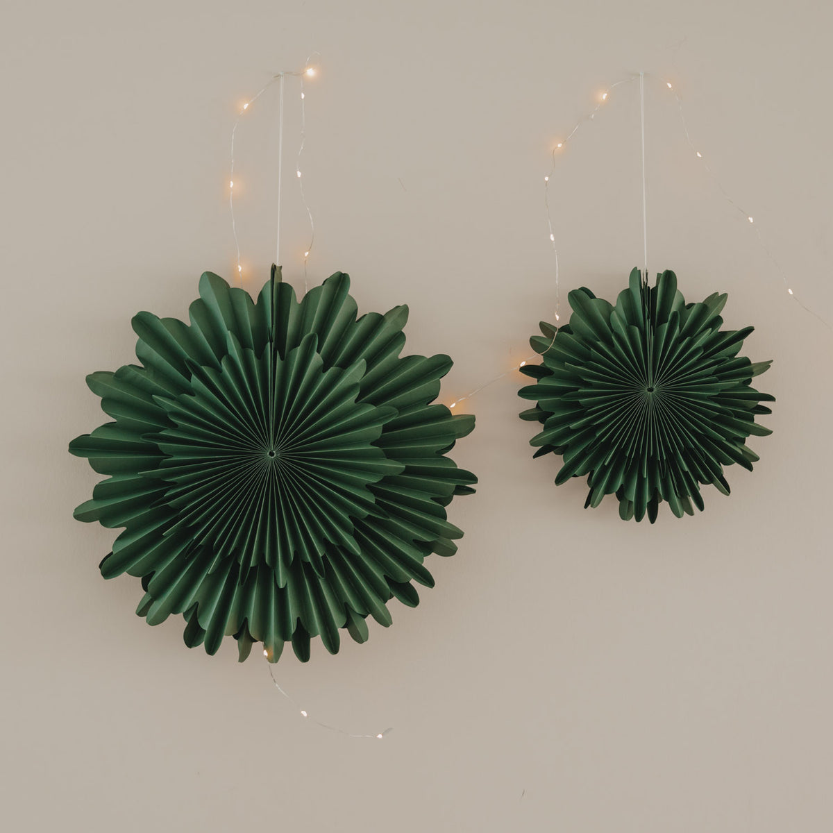 Snowflake dark green 45cm - Eulenschnitt (Image 4)