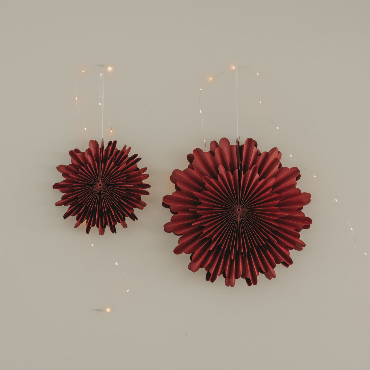 Snowflake dark red 45cm - Eulenschnitt (Image 5)