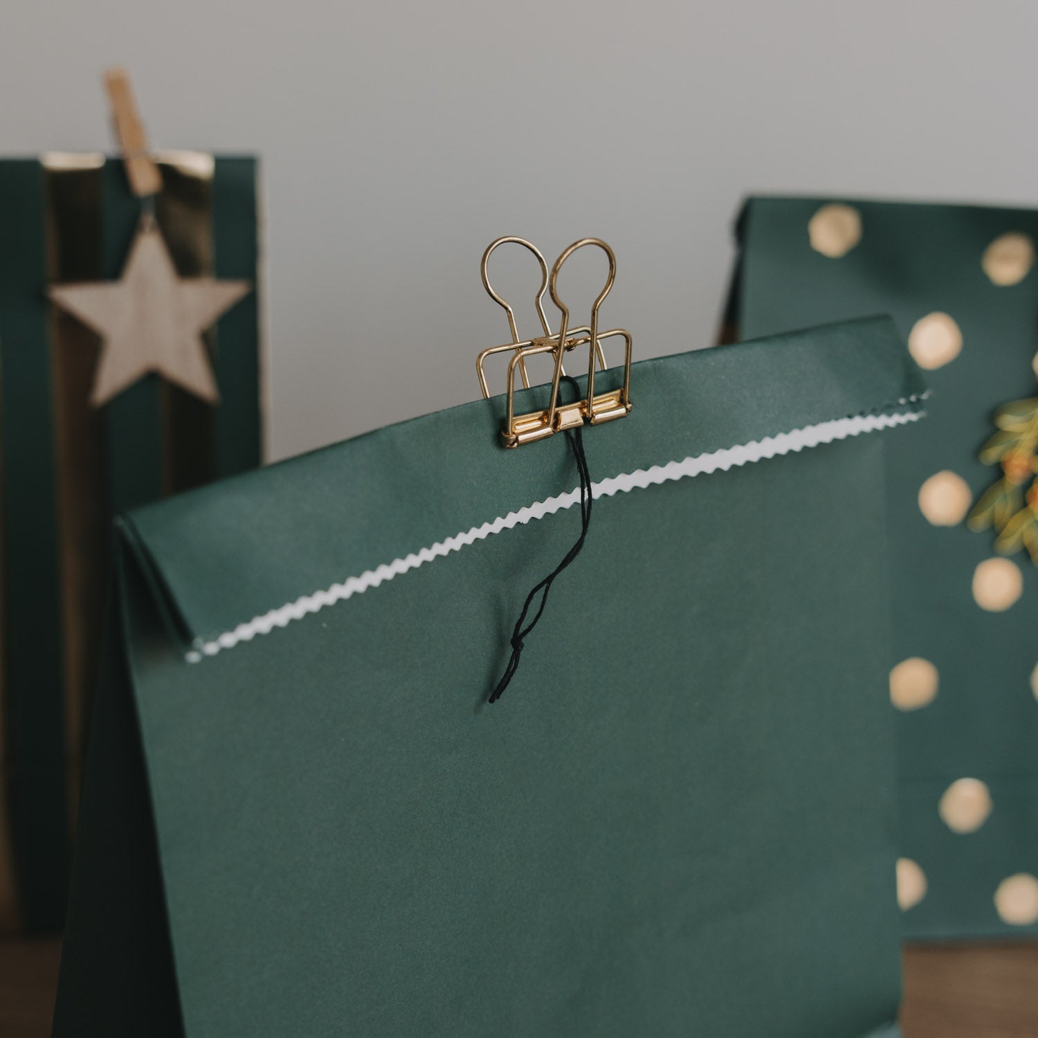 Sacchetti di carta Natale media set da 6 - Eulenschnitt