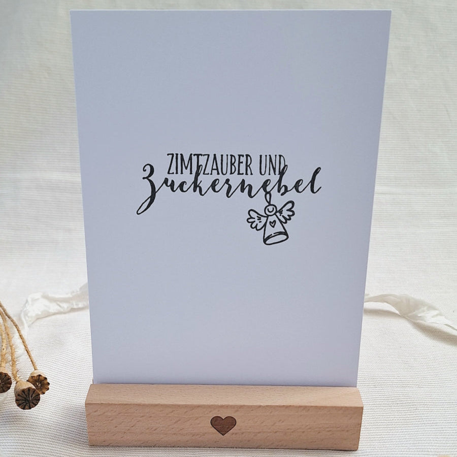 Postkarte "Zimtzauber und Zuckernebel" – handgemacht