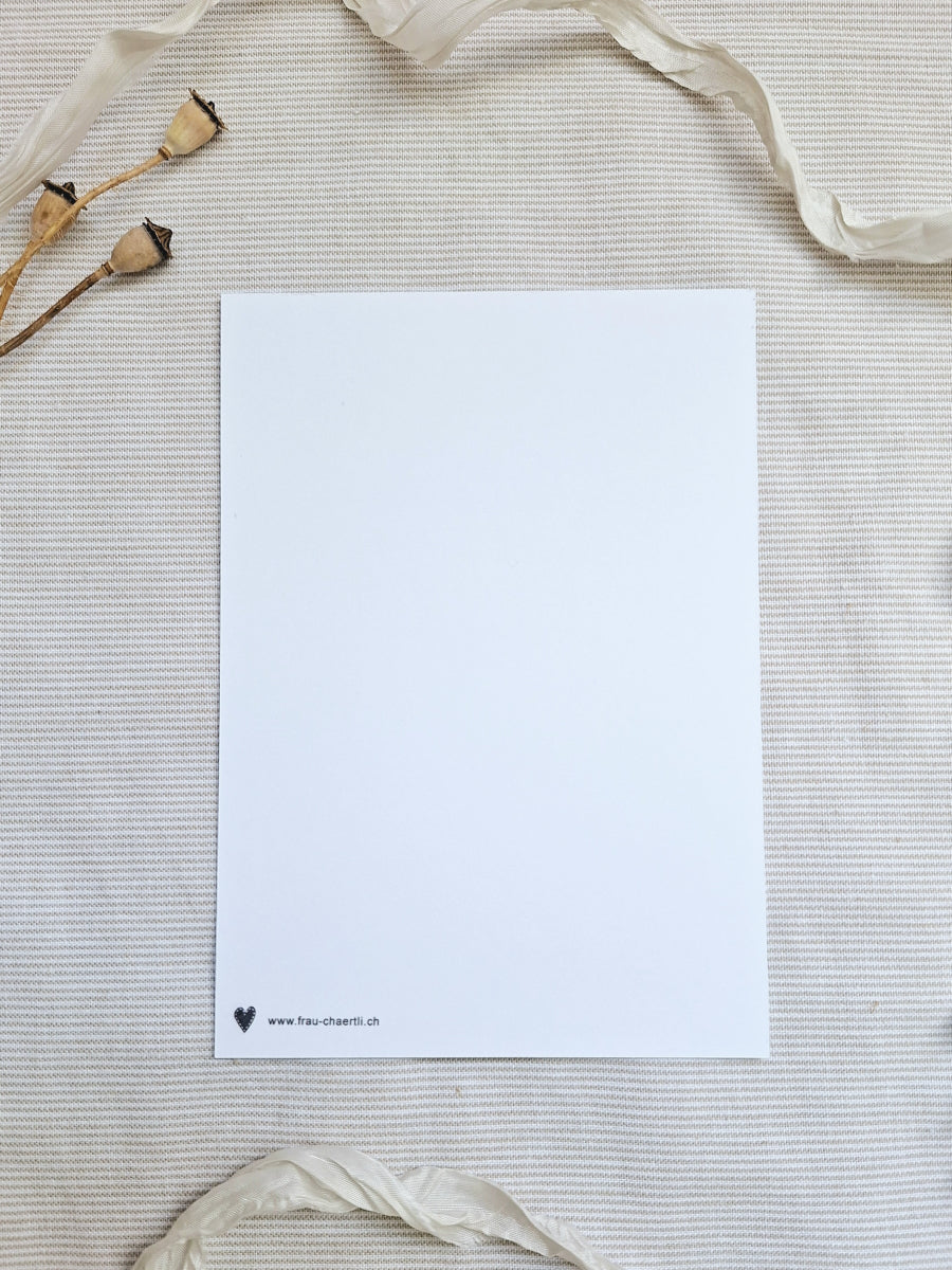 Postkarte "Zimtzauber und Zuckernebel" – handgemacht