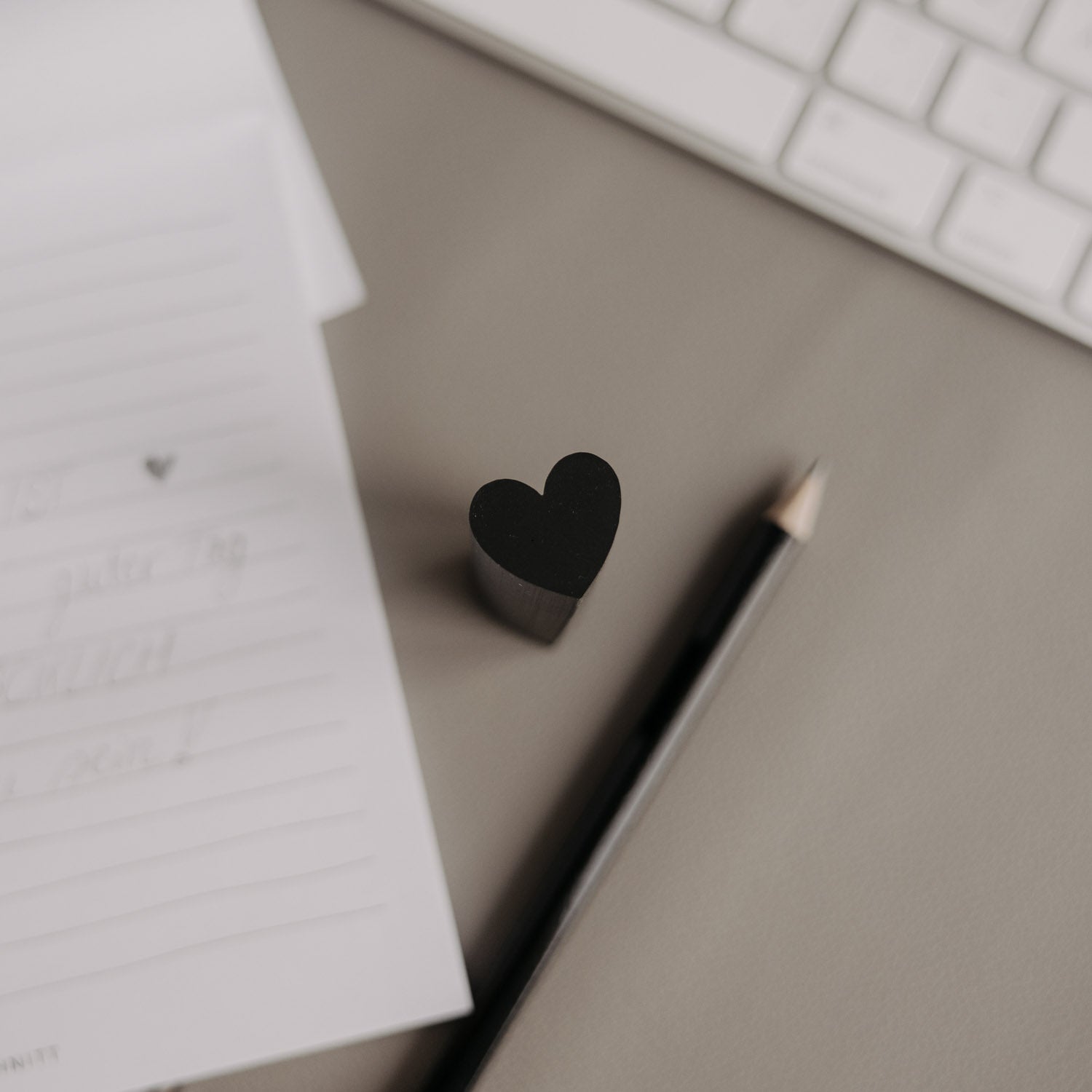 Eraser heart black - Eulenschnitt (Image 9)