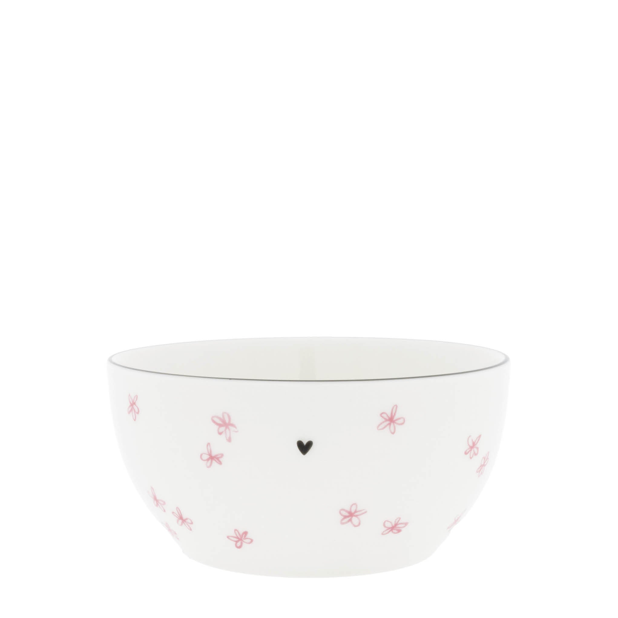 Schale "little flowers" mittel rose - Bastion Collections