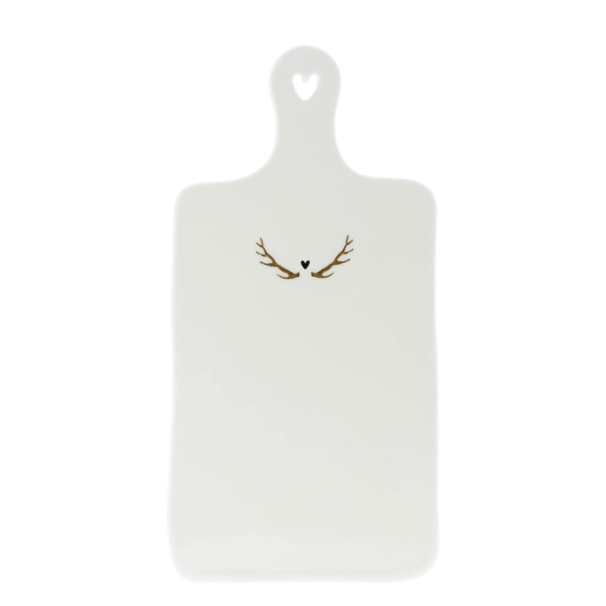 Schneidebrett "Heart & Deer" 2er Set caramel - Bastion Collections