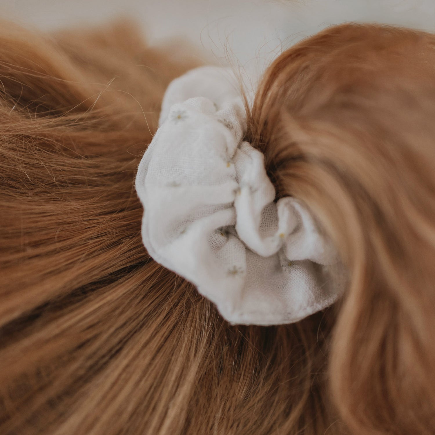 Scrunchies Blumen 2er Set - Eulenschnitt