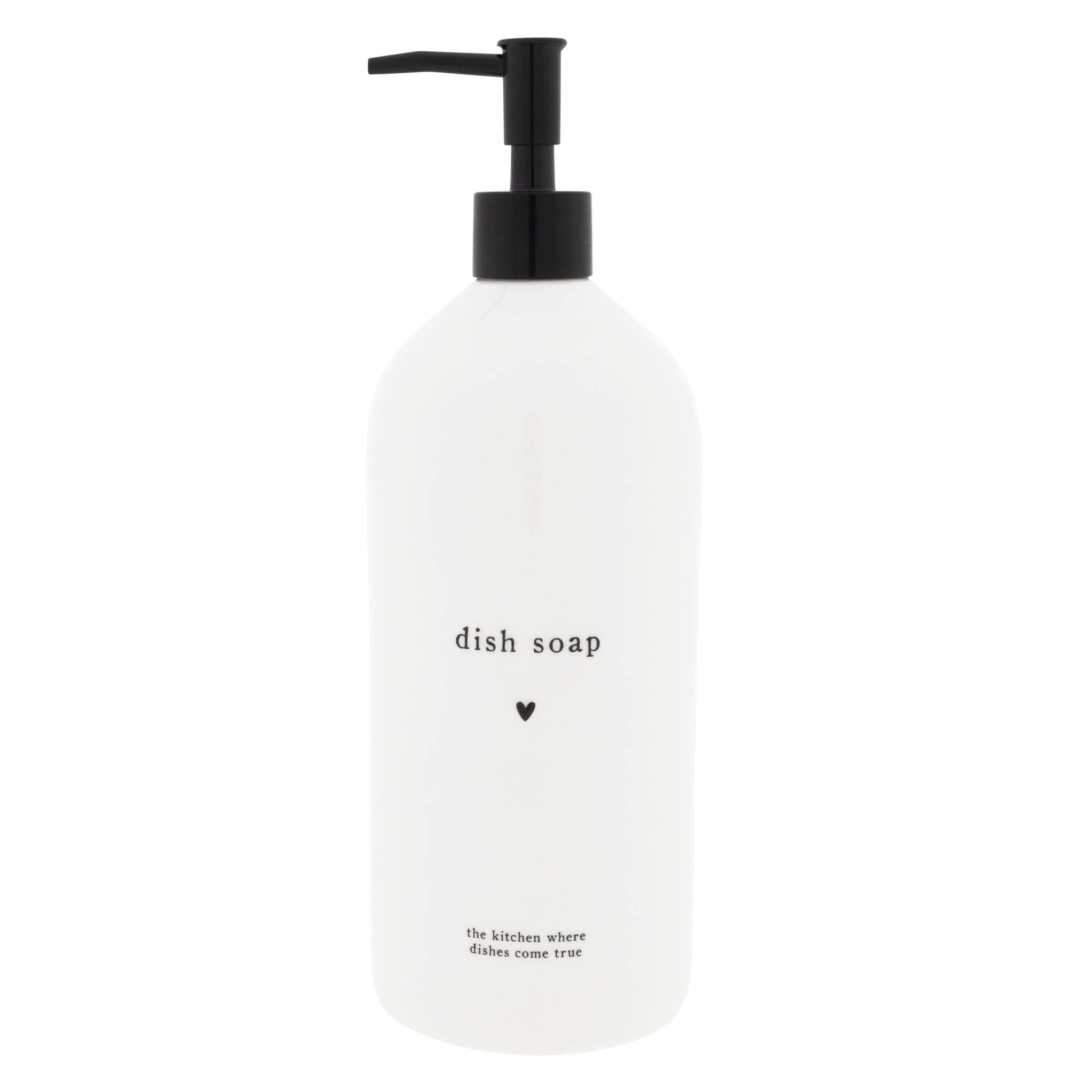 Seifenspender "dish soap" schwarz - Bastion Collections