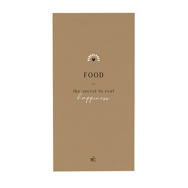 Serviette "Food Happiness" Buffet - Bastion Collections