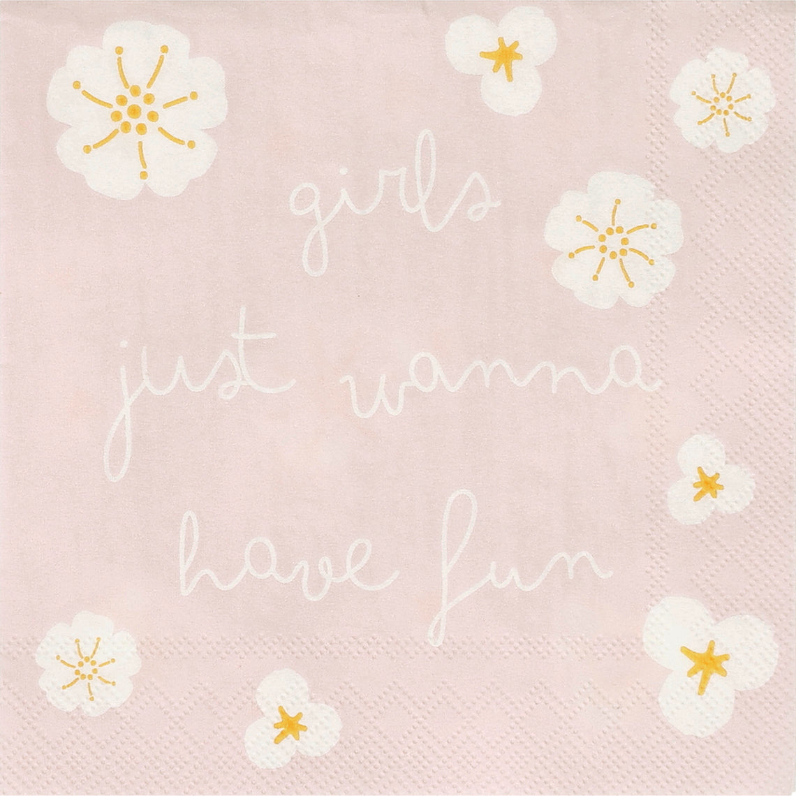 Serviette "Girls just wanna have fun" Cocktail - Räder