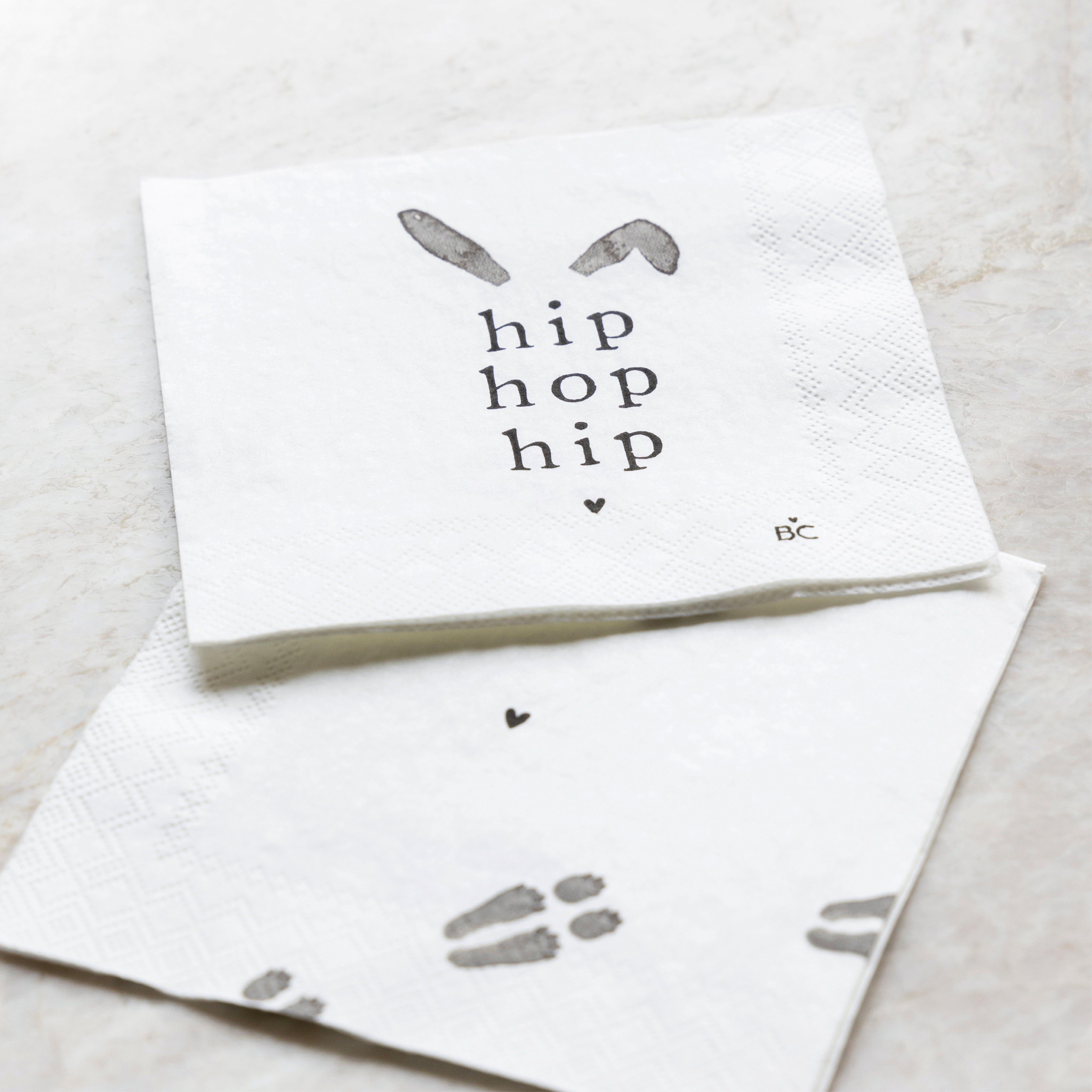 Serviette "Hip Hop Hip" Cocktail - Bastion Collections