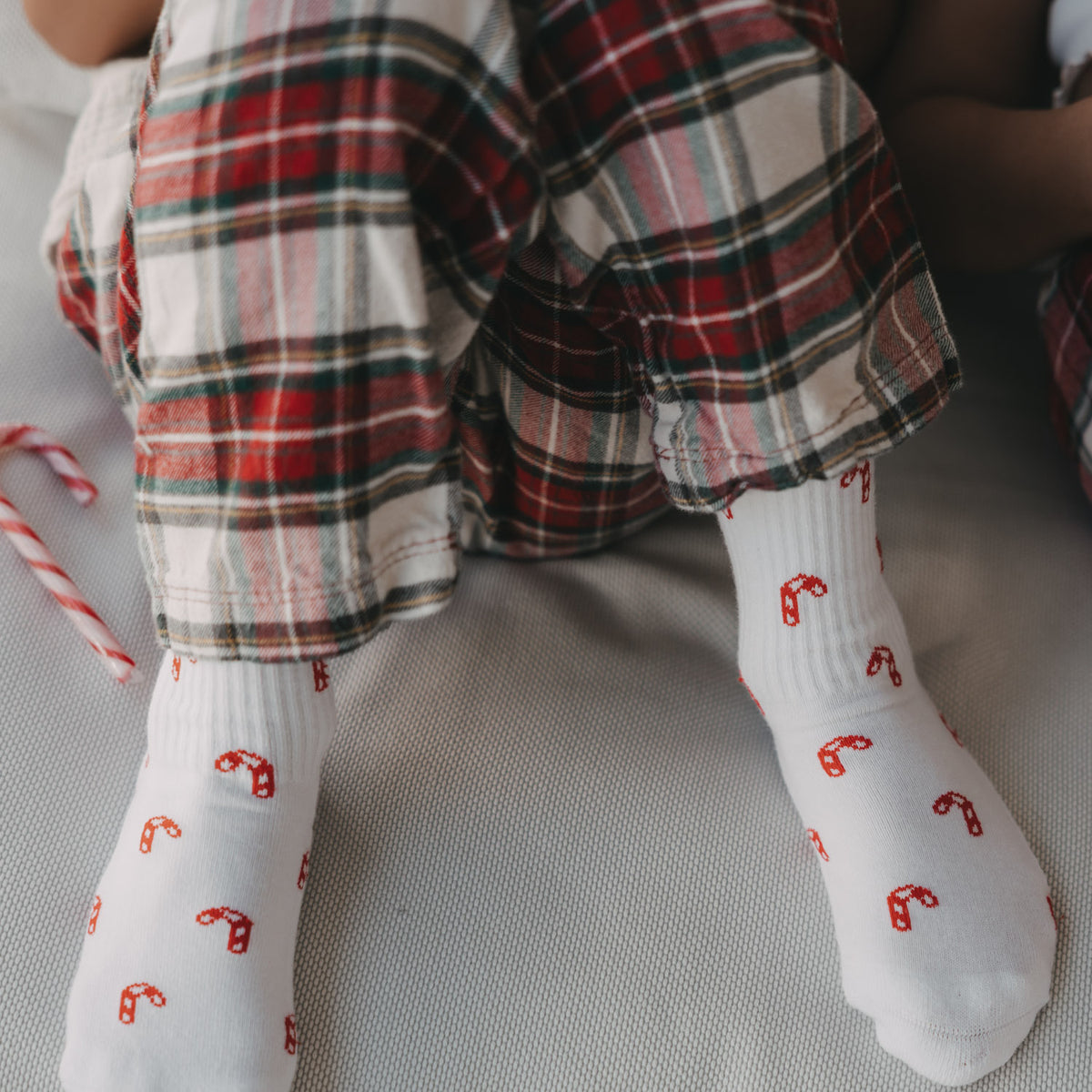 Kids socks candy canes white 27-30 - Eulenschnitt (Image 2)