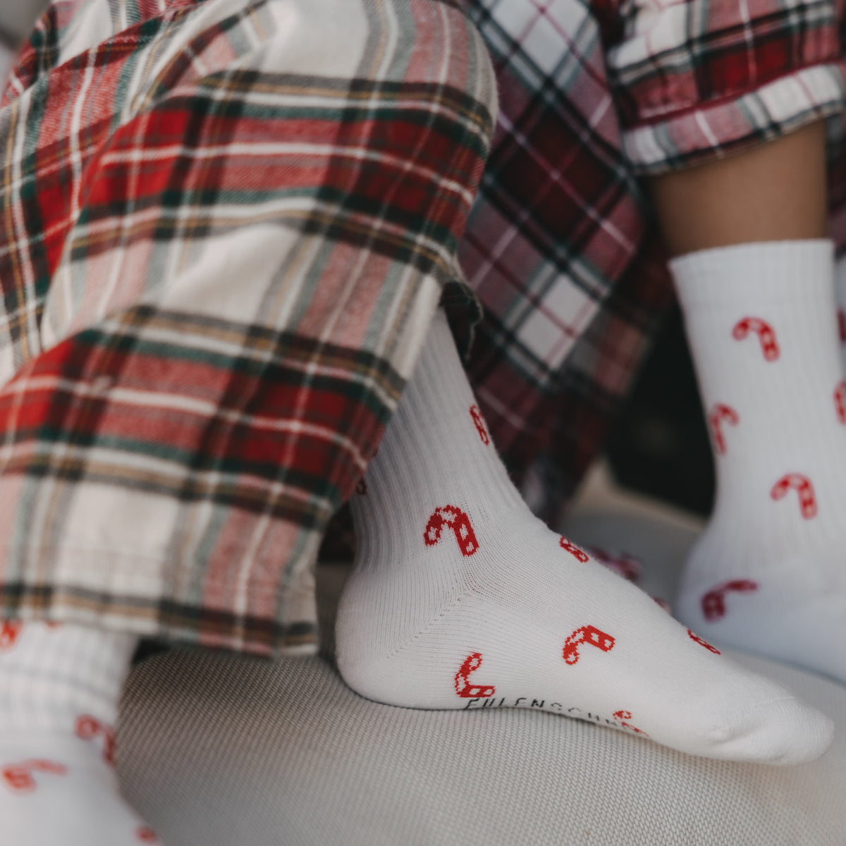 Kids socks candy canes white 27-30 - Eulenschnitt (Image 5)