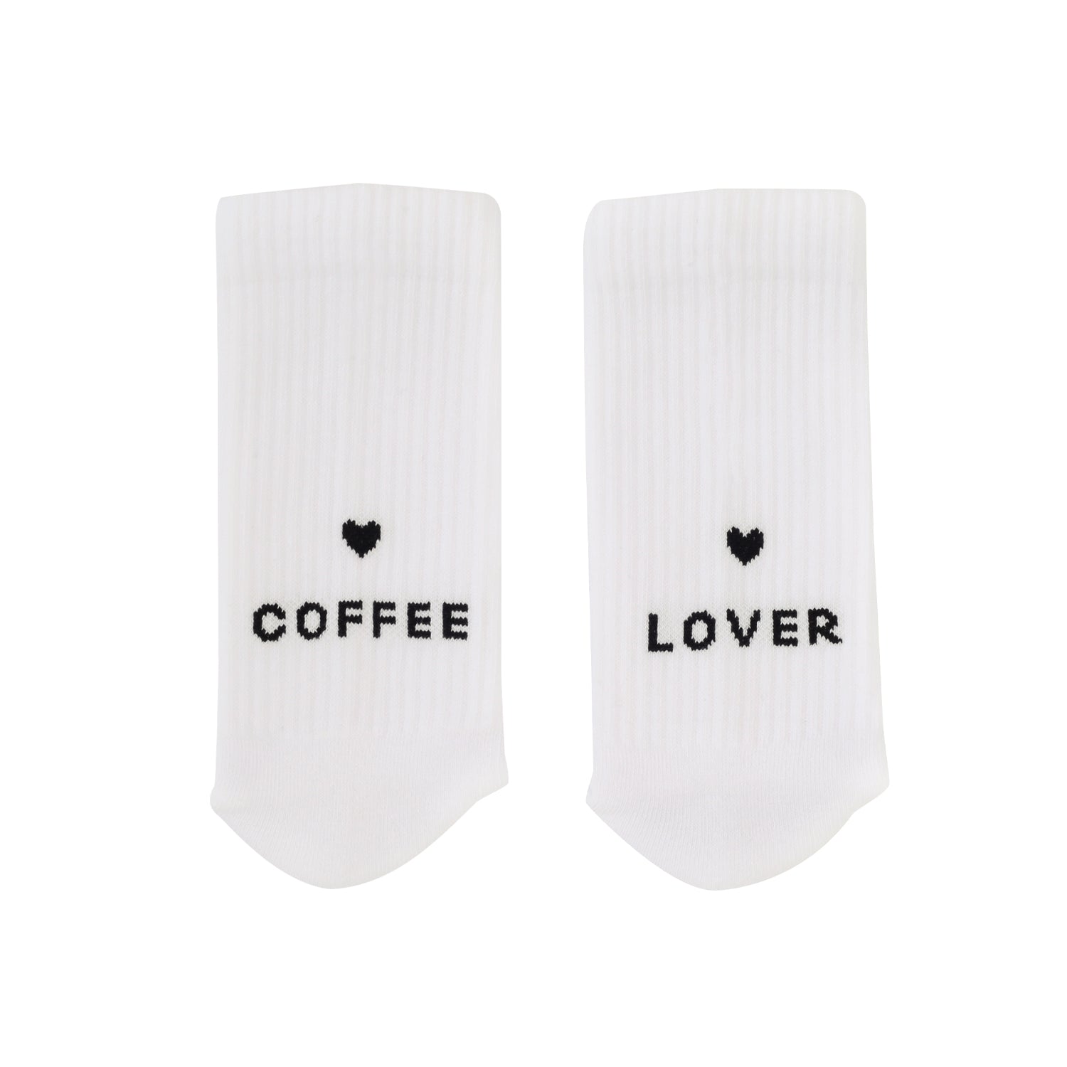 Socken "COFFEE LOVER" weiss 39-42 - Eulenschnitt