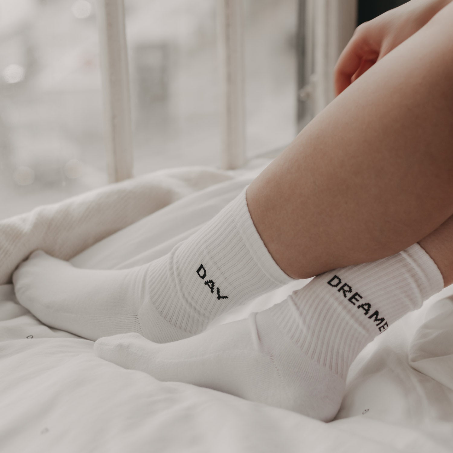 Chaussettes "Day Dreamer" blanc 39-42 - Eulenschnitt