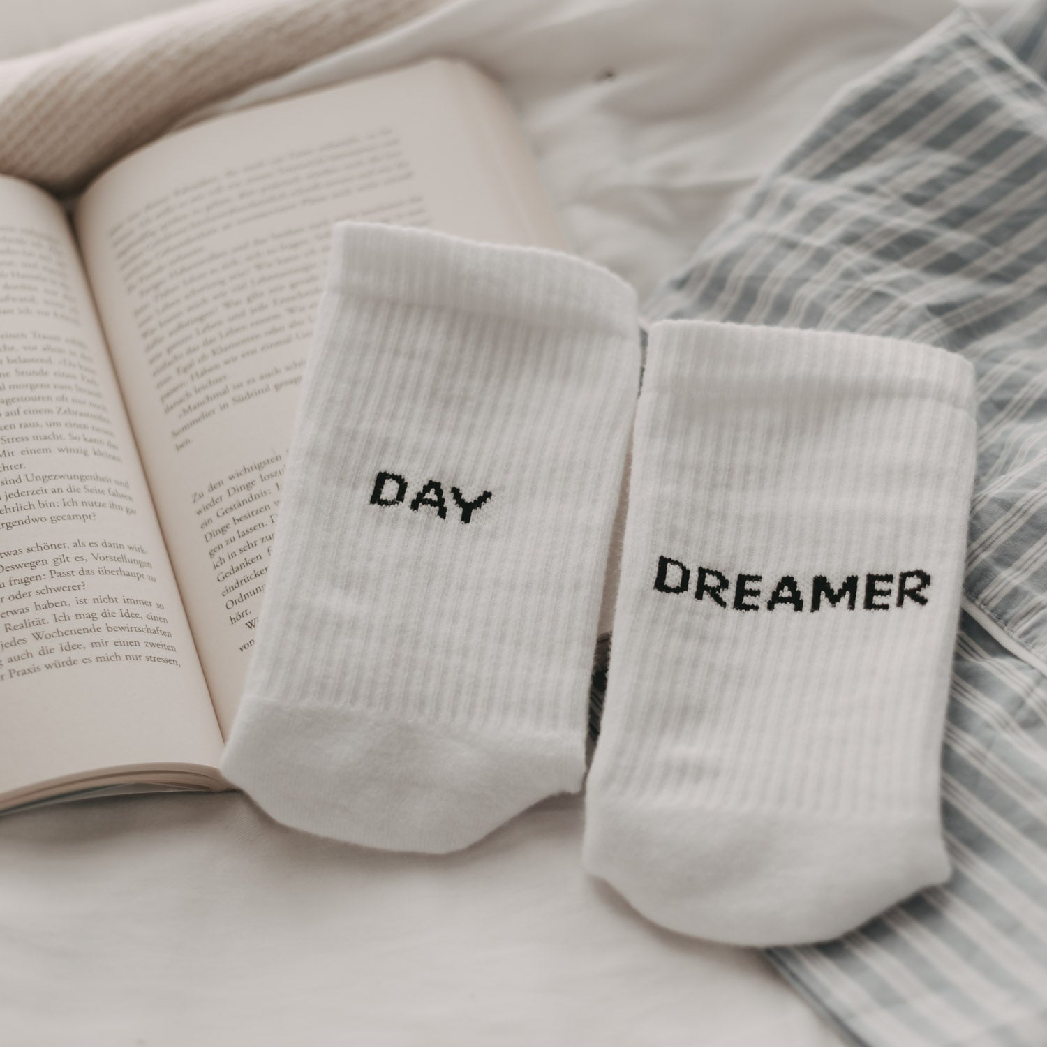 Chaussettes "Day Dreamer" blanc 39-42 - Eulenschnitt