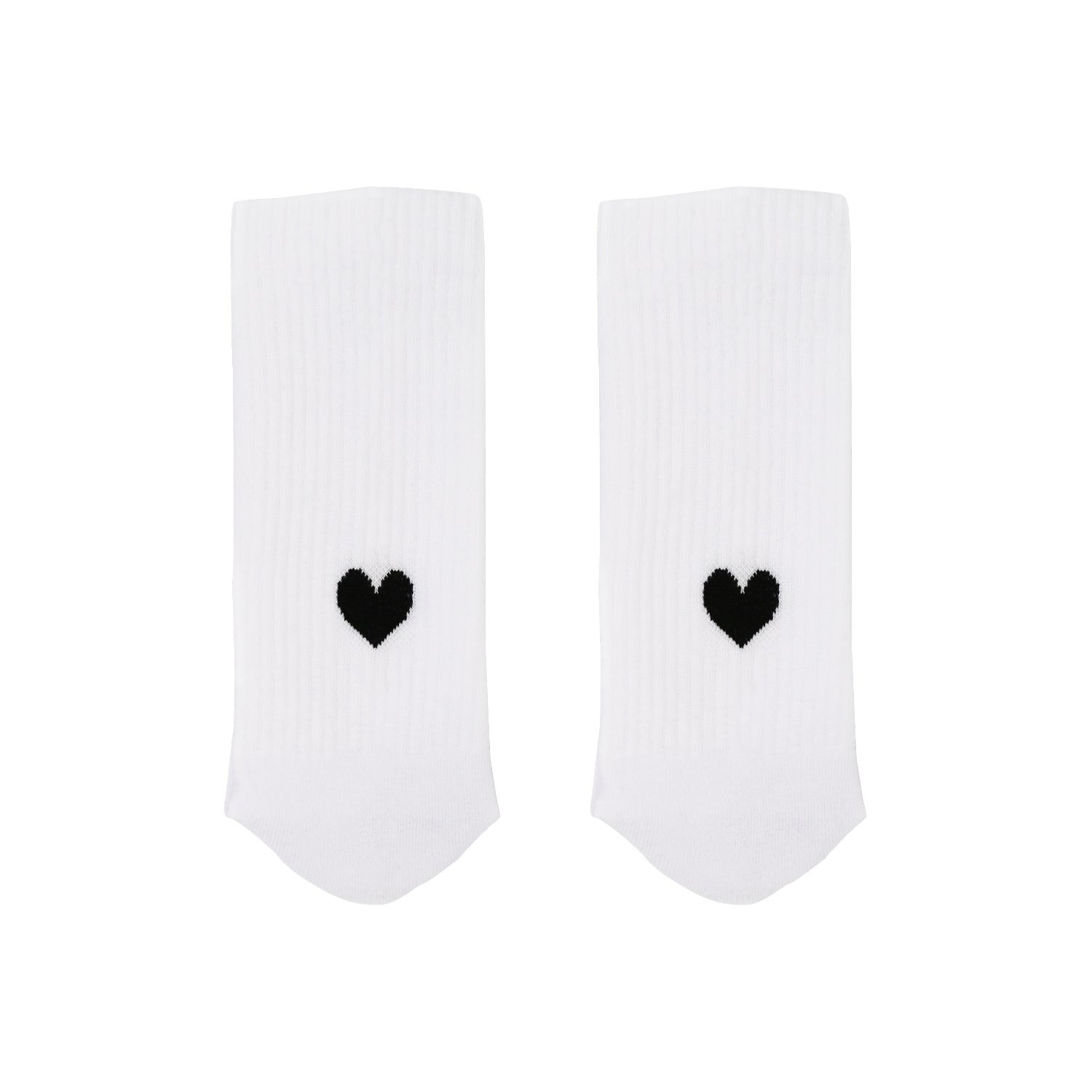 Socken Herz weiss 35-38 - Eulenschnitt