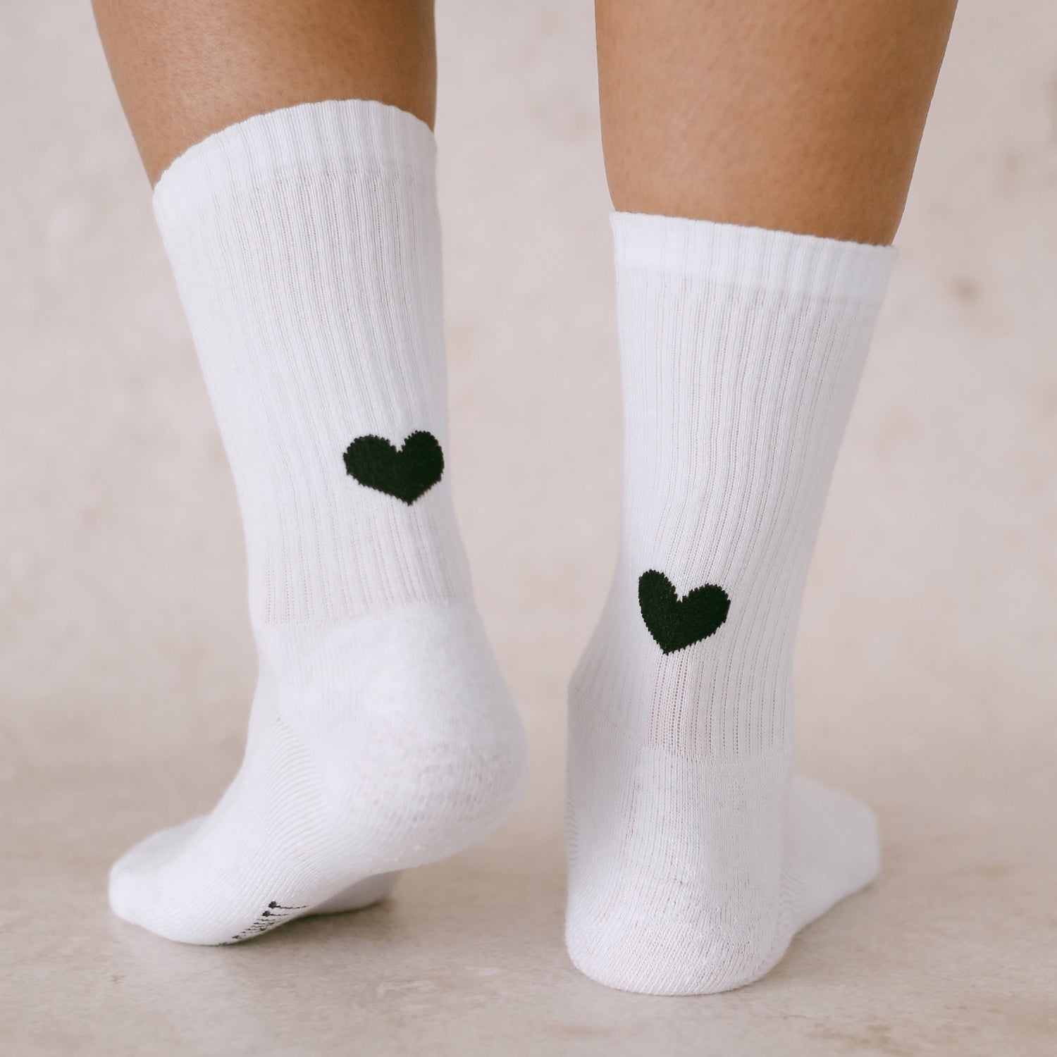 Chaussettes coeur blanc 35-38 - Eulenschnitt