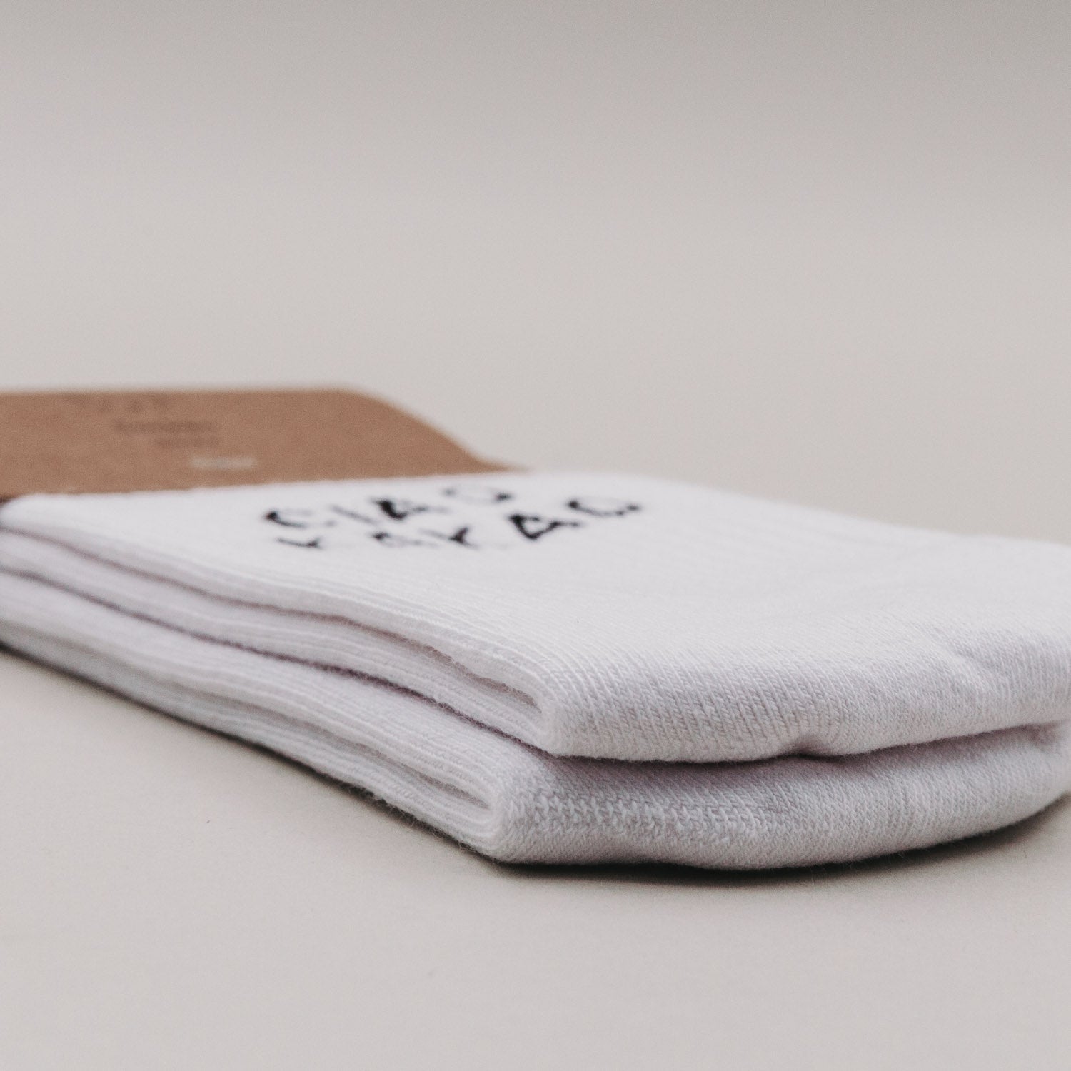 Socken "mit Schuss" weiss 35–38 - Eulenschnitt