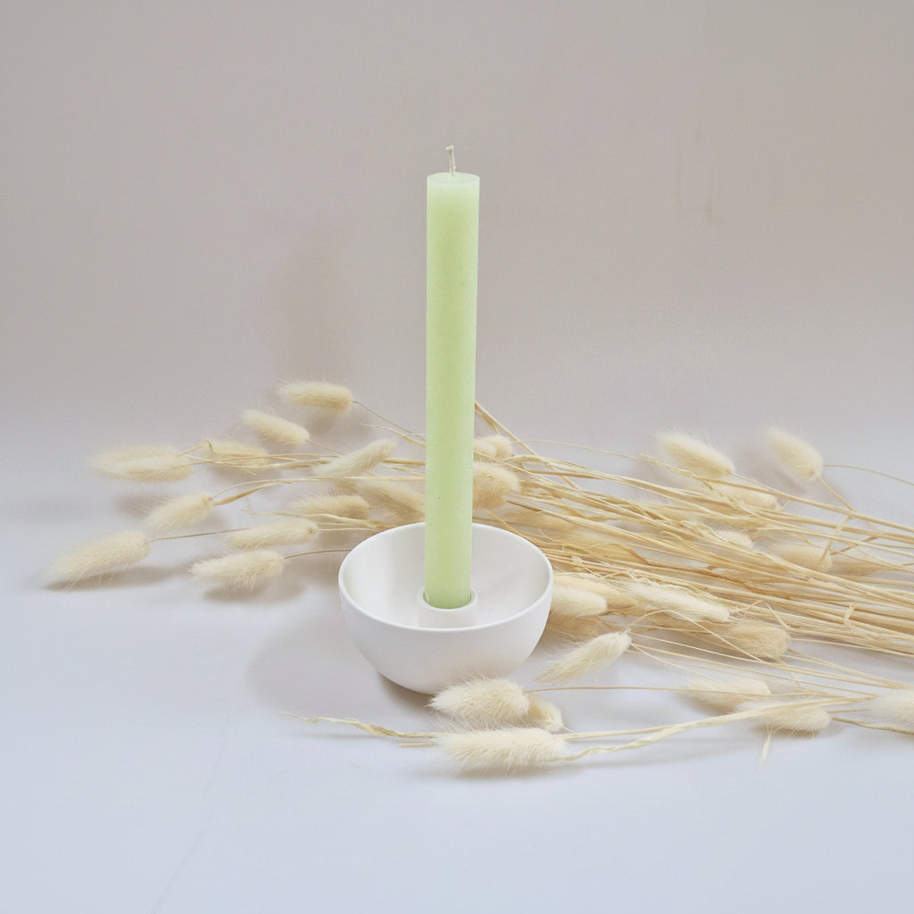 Stabkerze 20x2.2cm Spring - Weizenkorn
