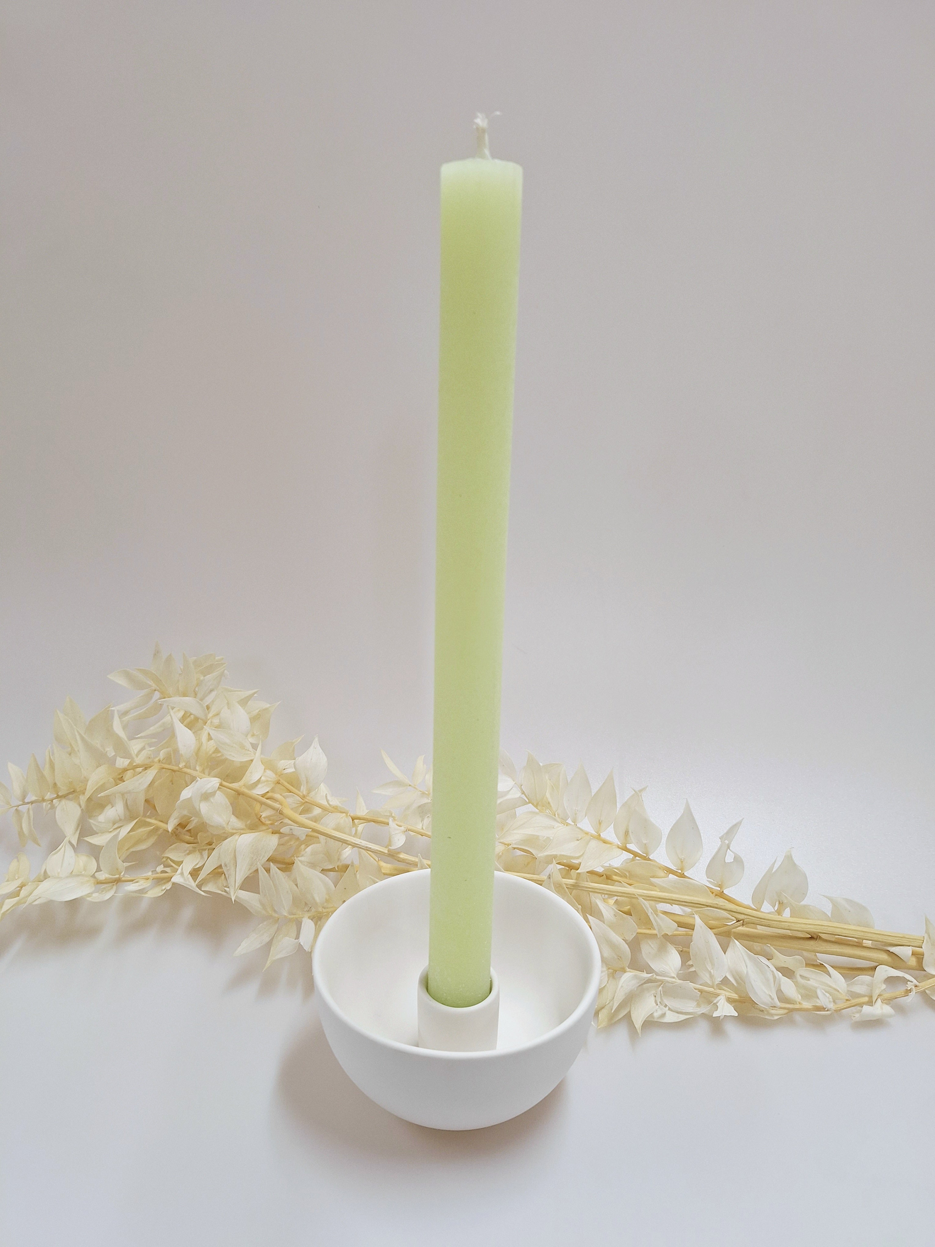 Stabkerze 28x2.2cm Spring - Weizenkorn