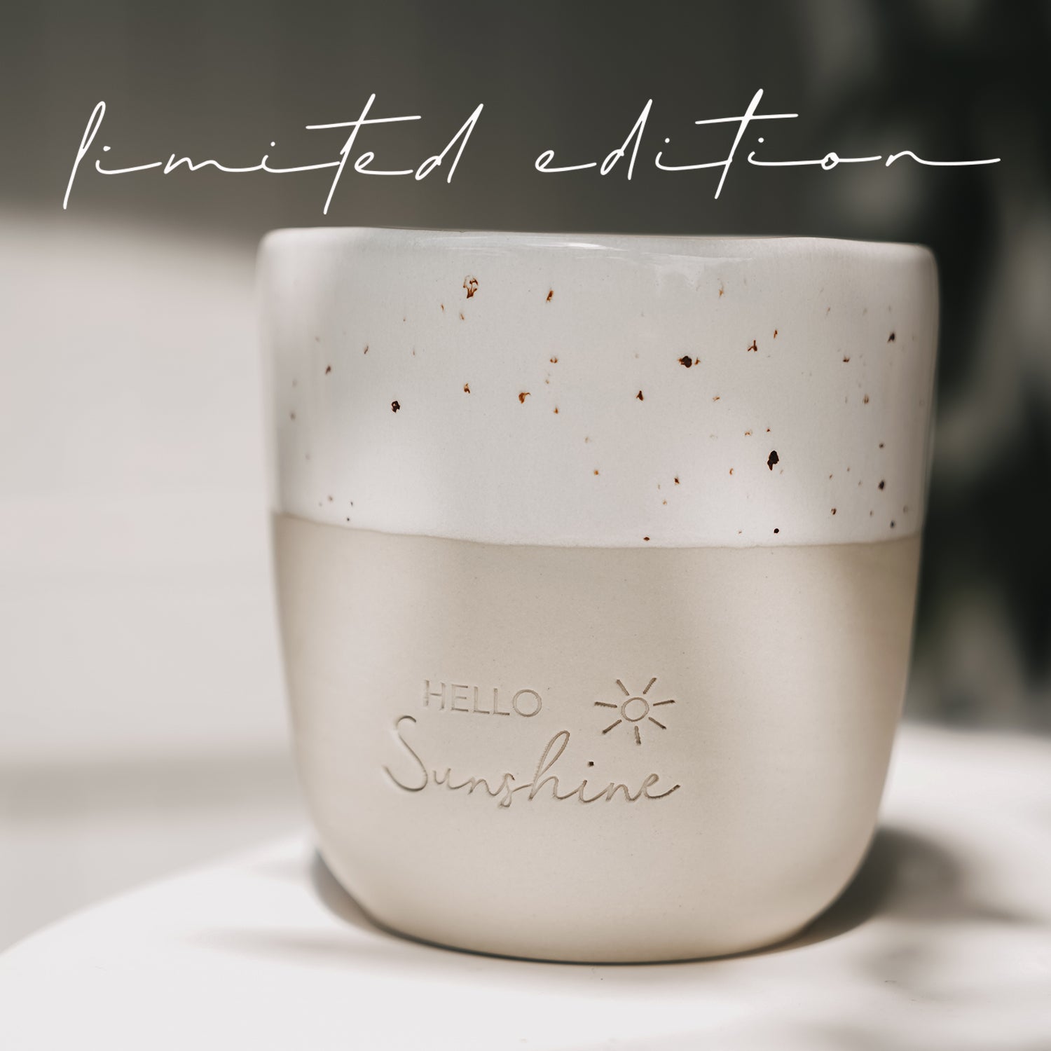 Stoneware mug "Hello Sunshine" – handmade – Limited Edition - Eulenschnitt (Image 10)