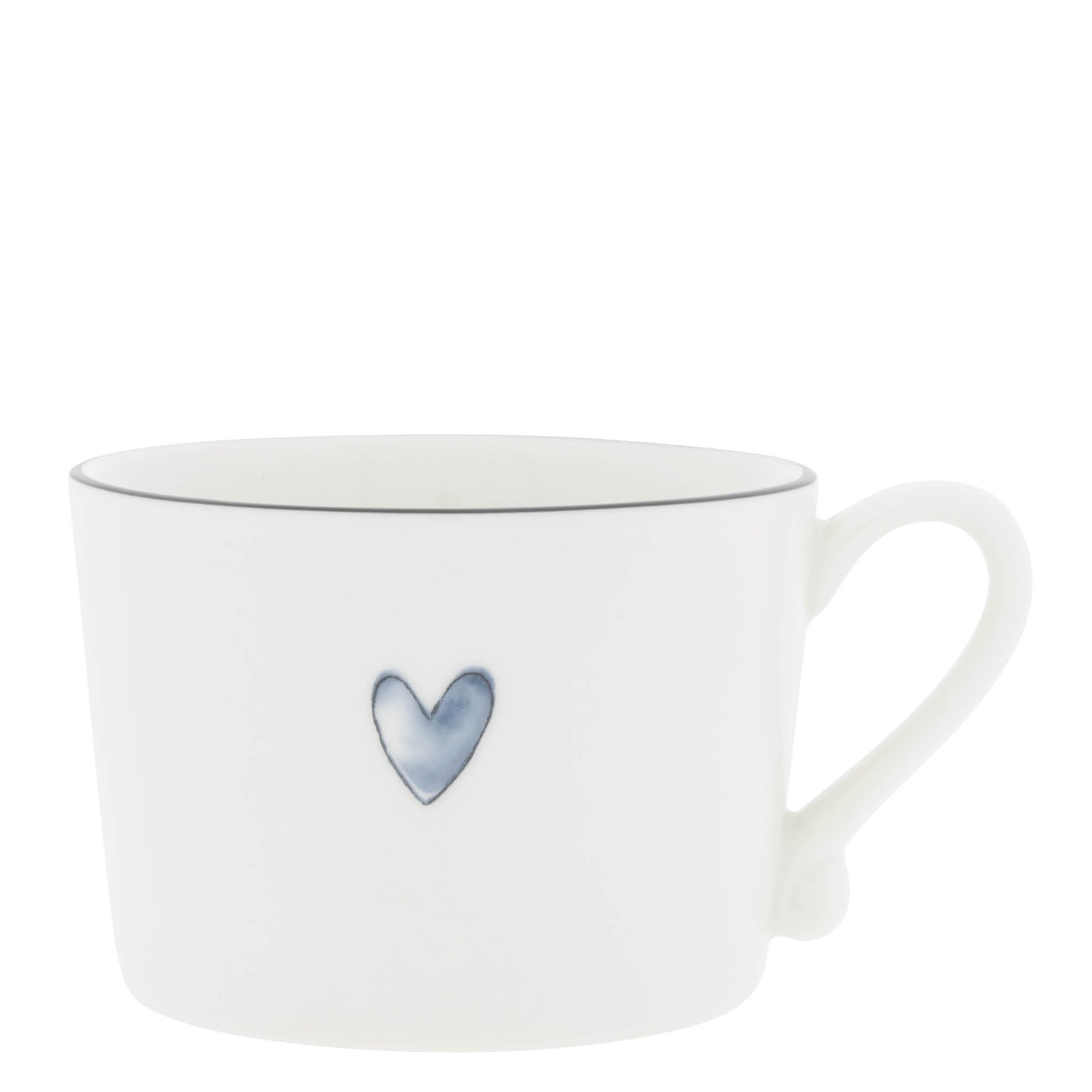 Tasse "heart" gross iris blue - Bastion Collections