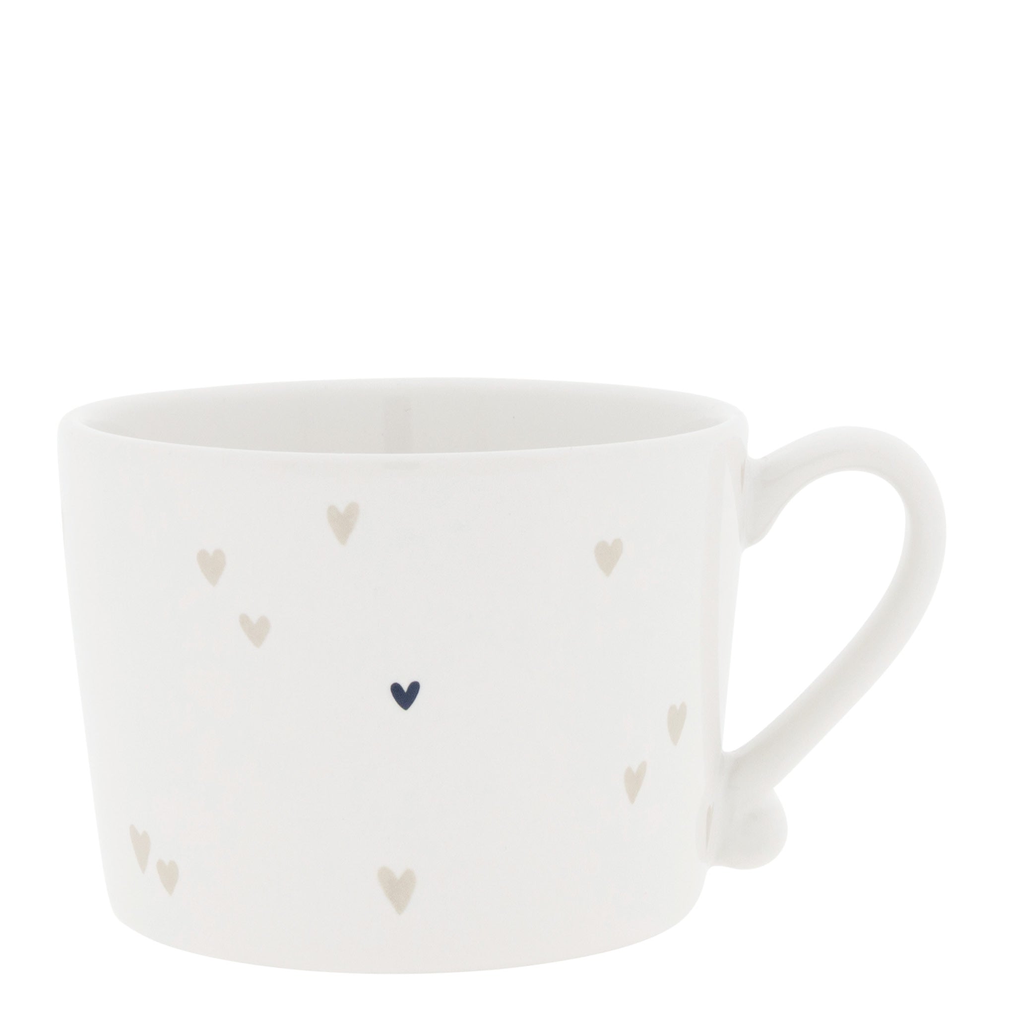 Tasse "hearts" gross beige - Bastion Collections