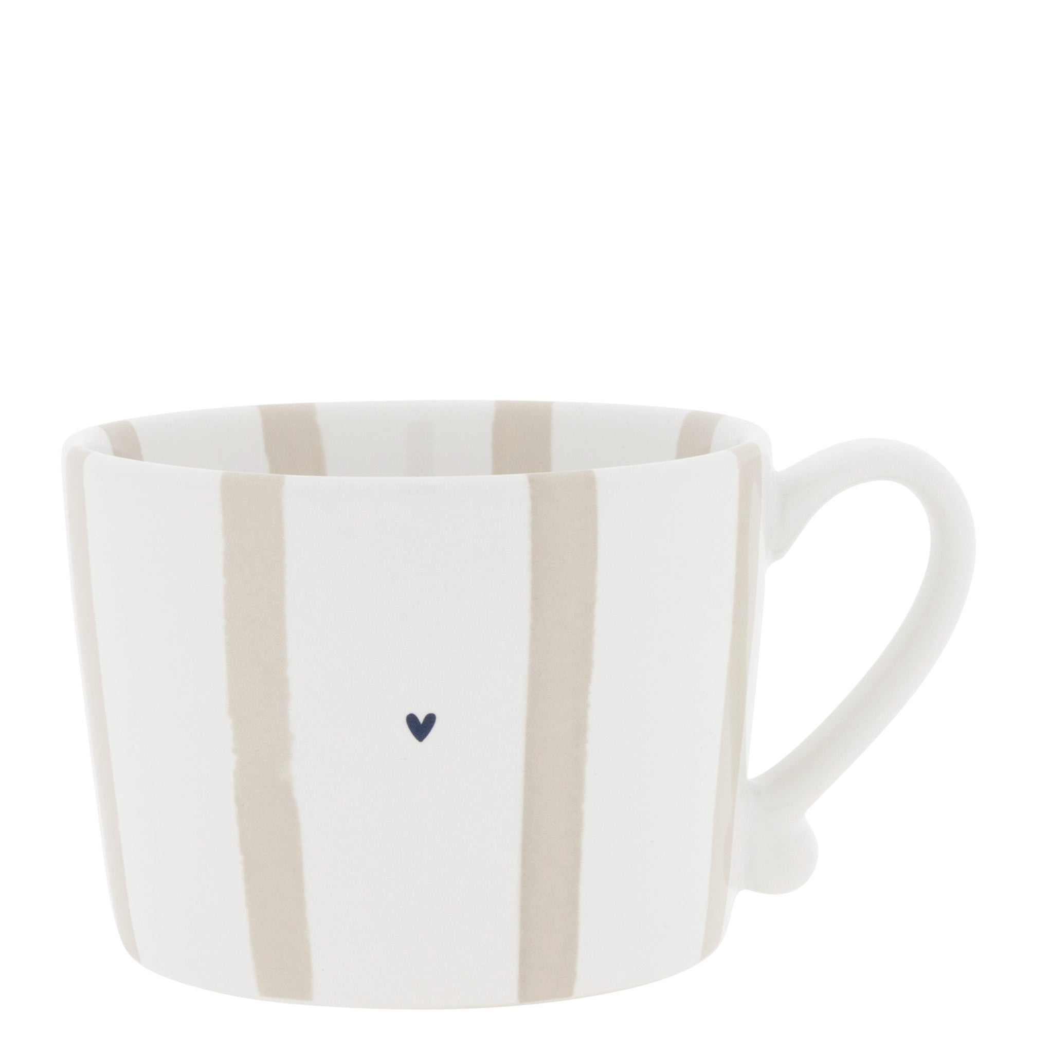 Tasse "large stripes" gross beige - Bastion Collections